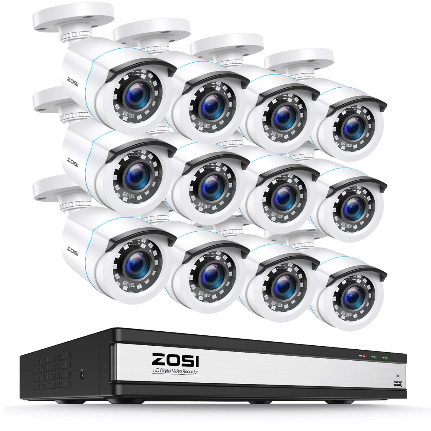 C106 16 Channel 1080P CCTV Security System + Up to 16 Cameras + Optional Hard Drive - Image 16