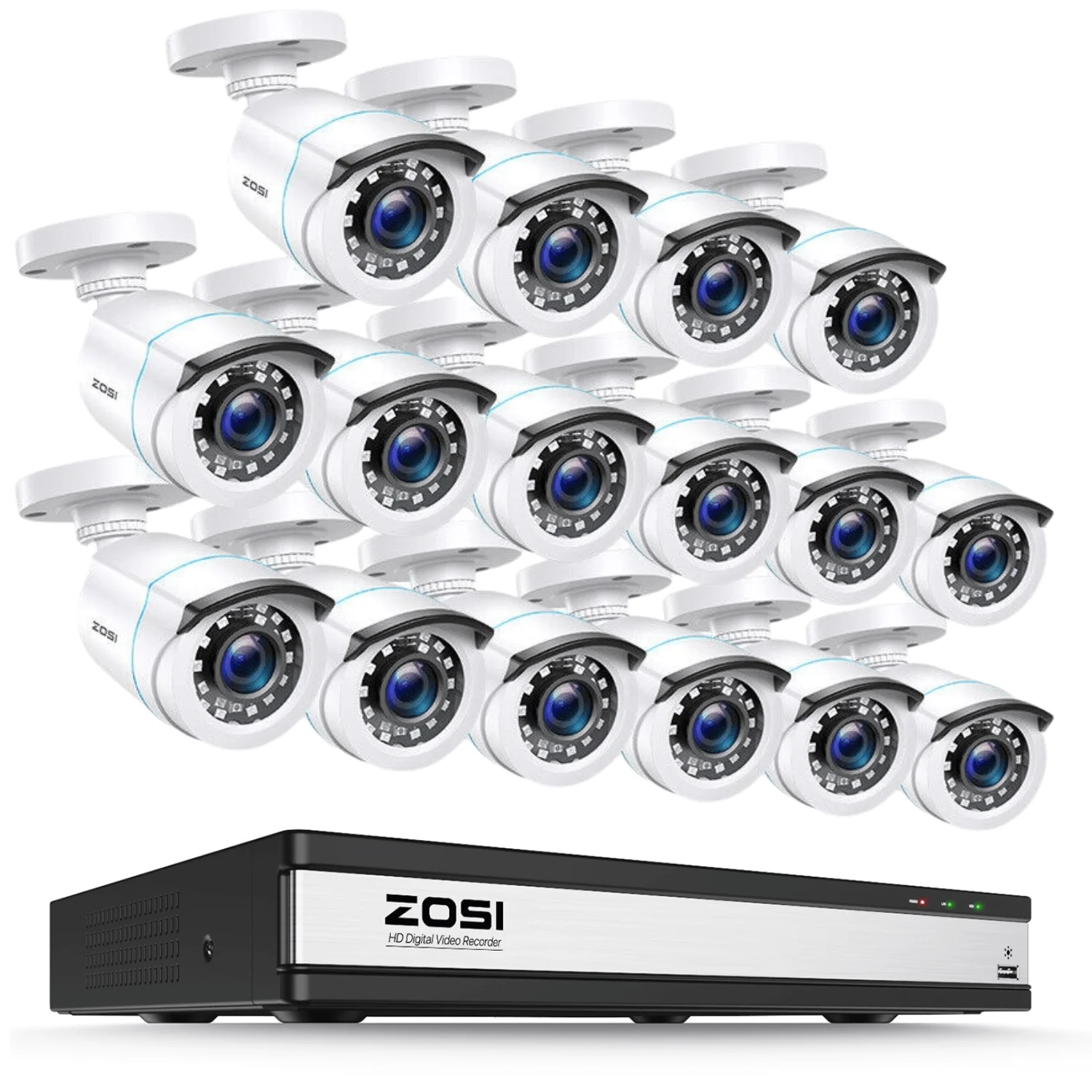 C106 16 Channel 1080P CCTV Security System + Up to 16 Cameras + Optional Hard Drive - Image 17