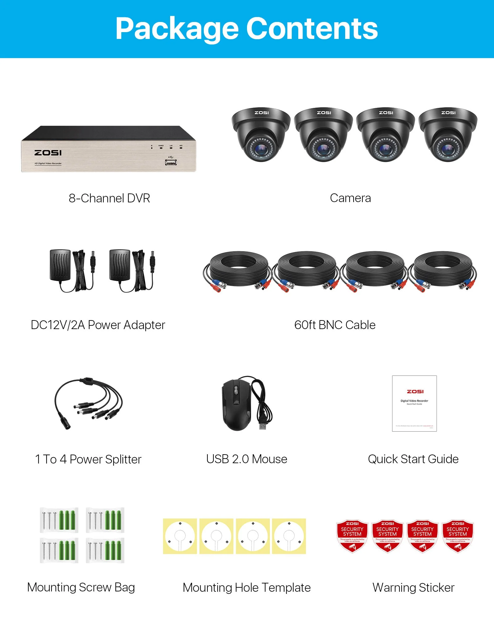C419 2MP 8 Channel HD-TVI Security System + Optional 1TB/2TB Hard Drive - Image 12