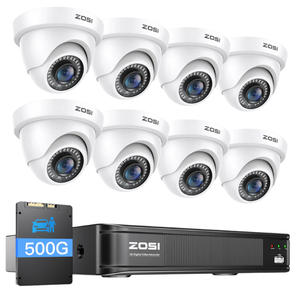 C419 2MP 8 Channel HD-TVI Security System + Optional 1TB/2TB Hard Drive - Image 19