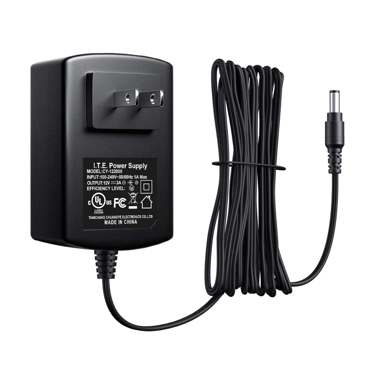 12V 1A /2A /3A Power Adapter, AC 100-240V to DC 12 Volt Transformer, 1 Meter 3.28 Feet Cord - Image 3