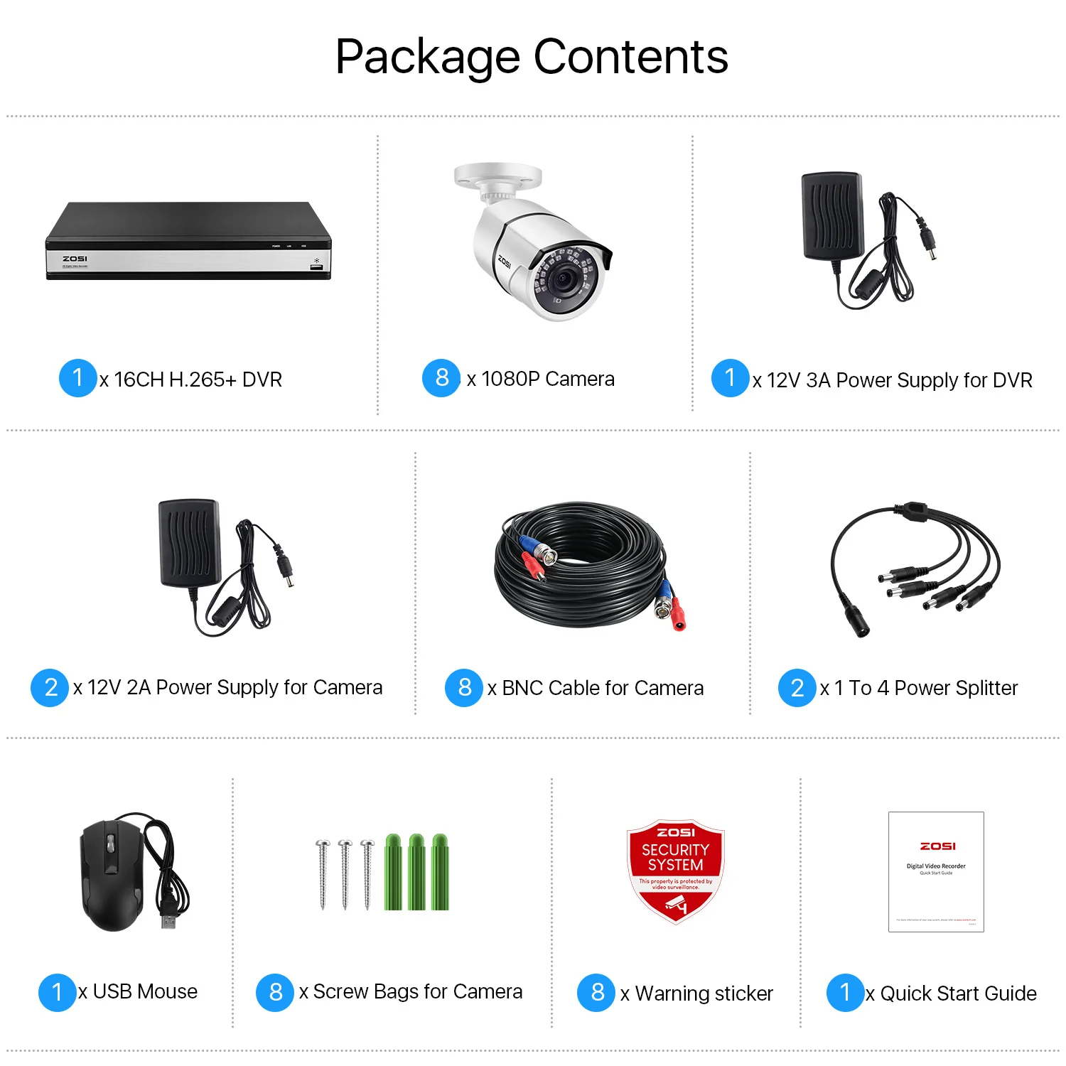 C261 1080P 16CH HD-TVI Security System with Audio + 2TB/4TB Hard Drive - Image 13
