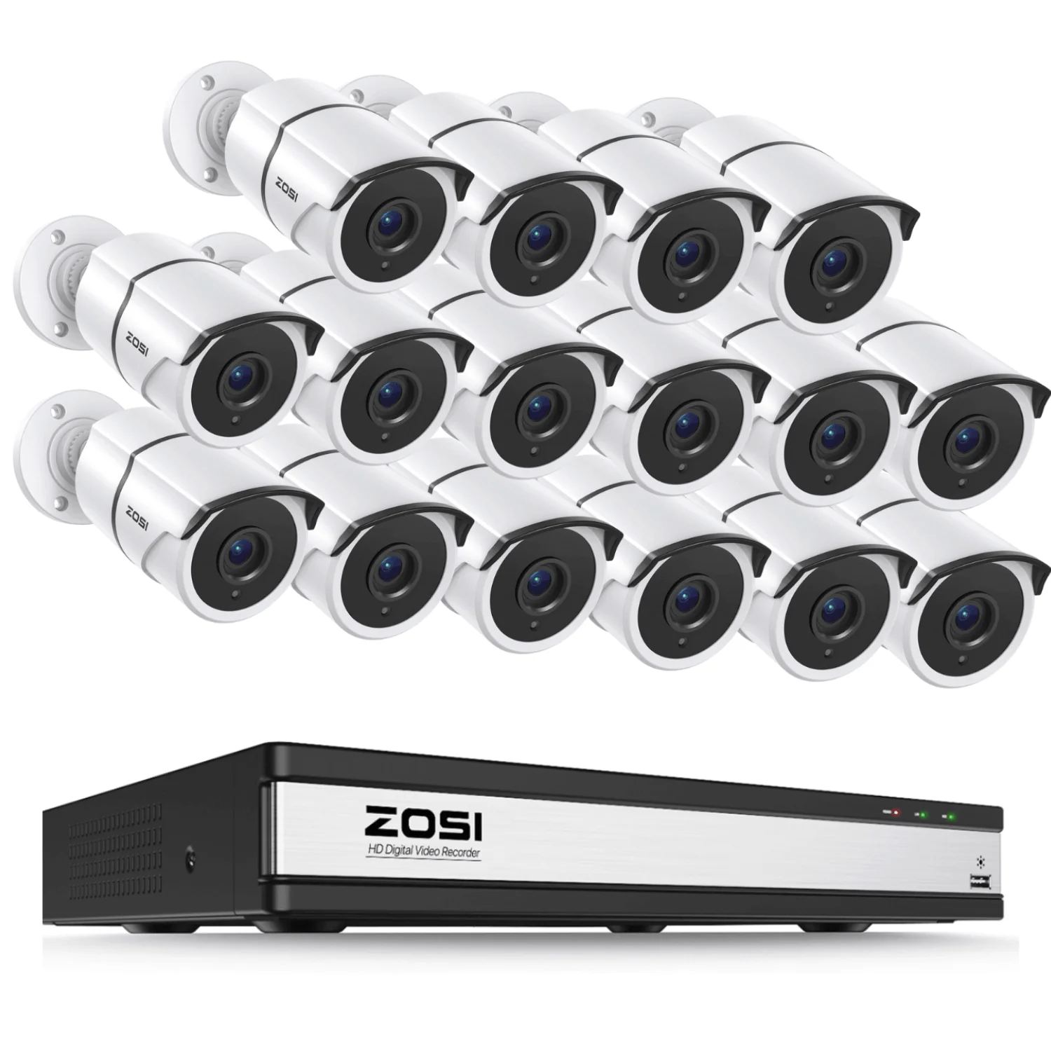 C261 1080P 16CH HD-TVI Security System with Audio + 2TB/4TB Hard Drive - Image 19