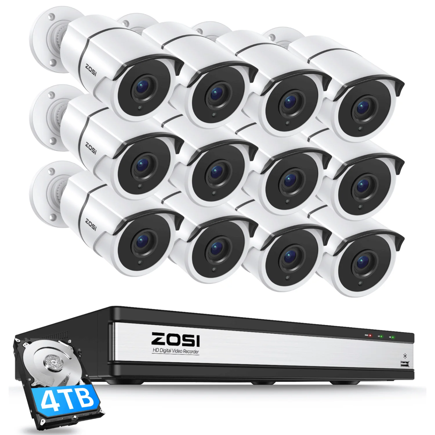 C261 1080P 16CH HD-TVI Security System with Audio + 2TB/4TB Hard Drive - Image 21