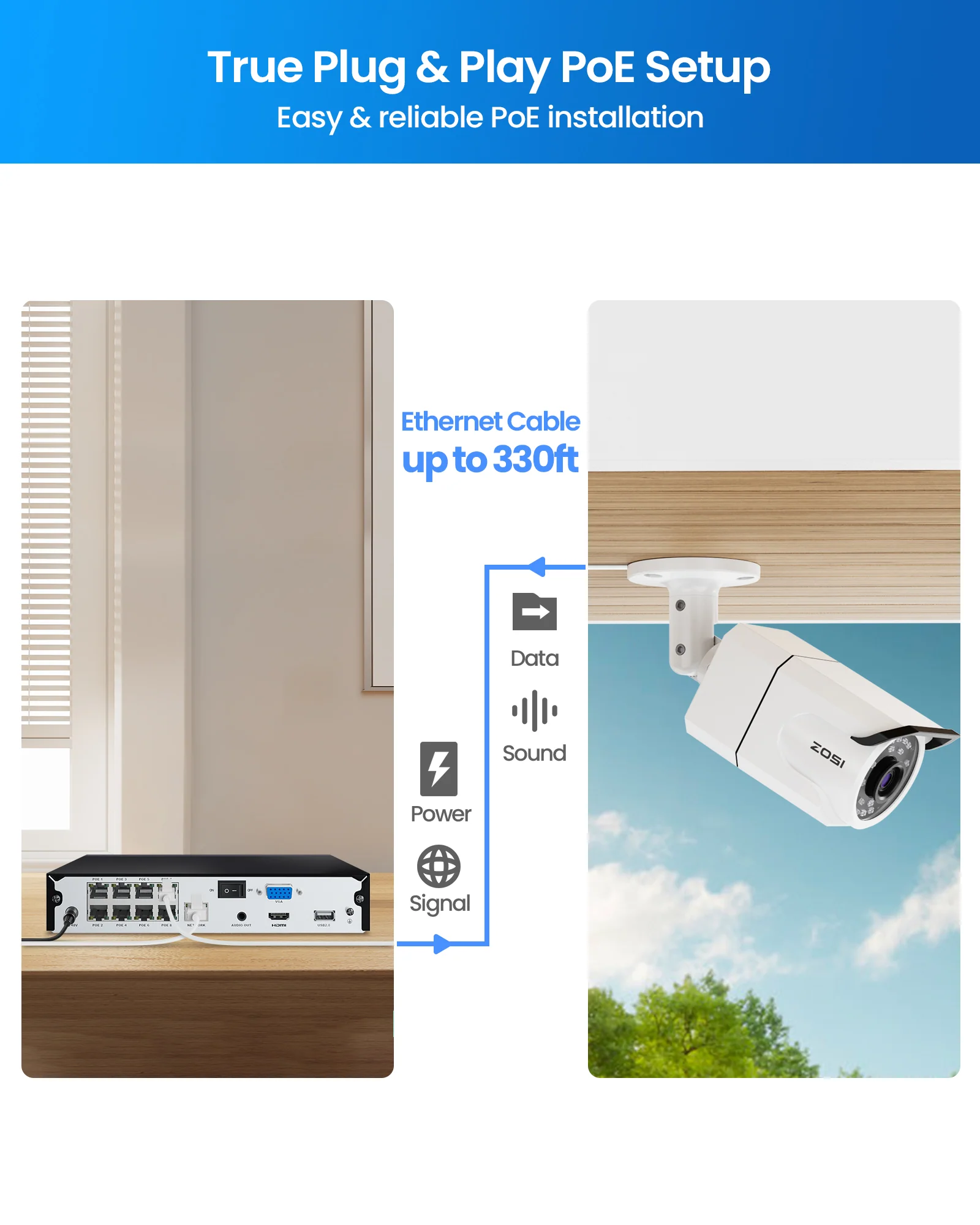 C105 4K 16 Channel Security System + Up to 16 Cameras + 4TB Hard Drive - Image 10