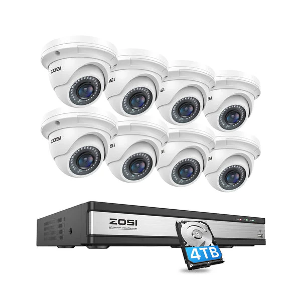 C429 5MP PoE Security System + 4K 16 Channel PoE NVR + 4TB Hard Drive - Image 10