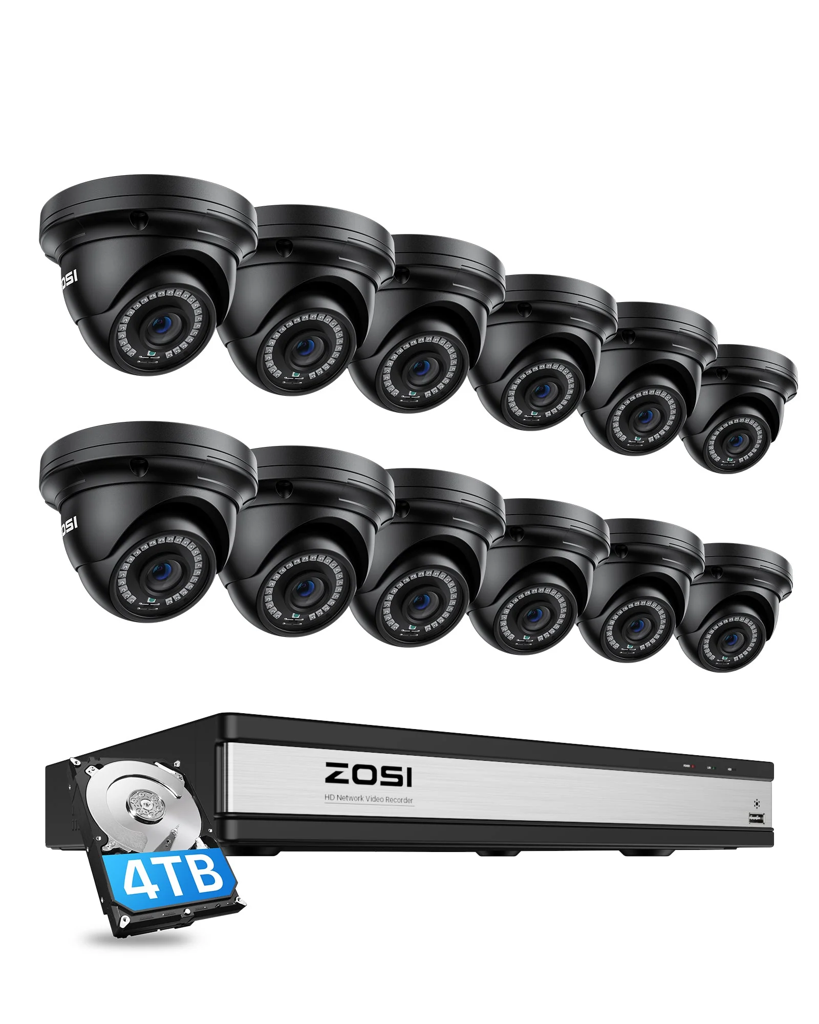 C429 5MP PoE Security System + 4K 16 Channel PoE NVR + 4TB Hard Drive - Image 11