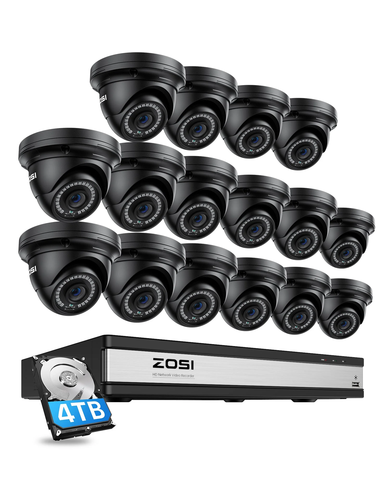 C429 5MP PoE Security System + 4K 16 Channel PoE NVR + 4TB Hard Drive - Image 14