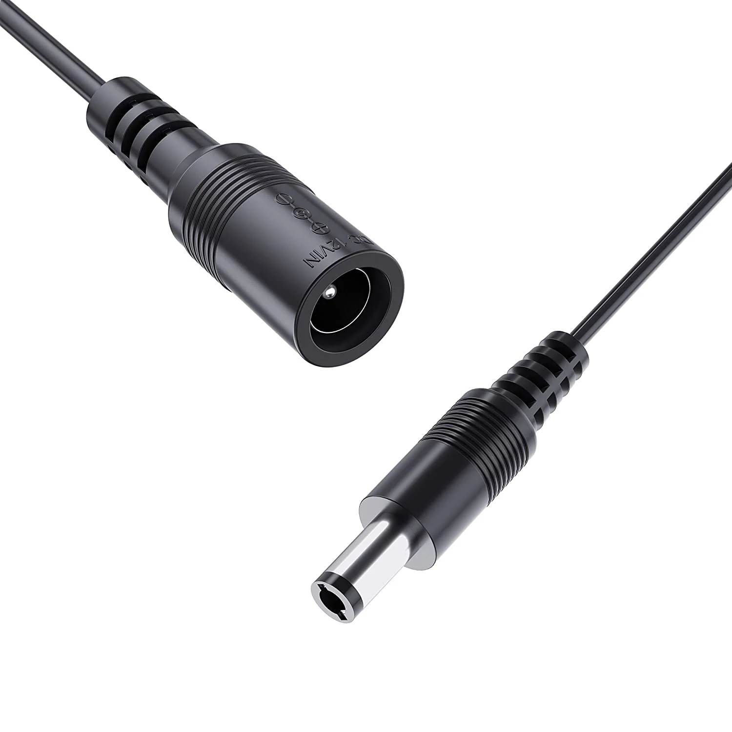 2 Pack 12ft 12V DC Power Extension Cable,Male to Female Plug Extender Cord - Image 9