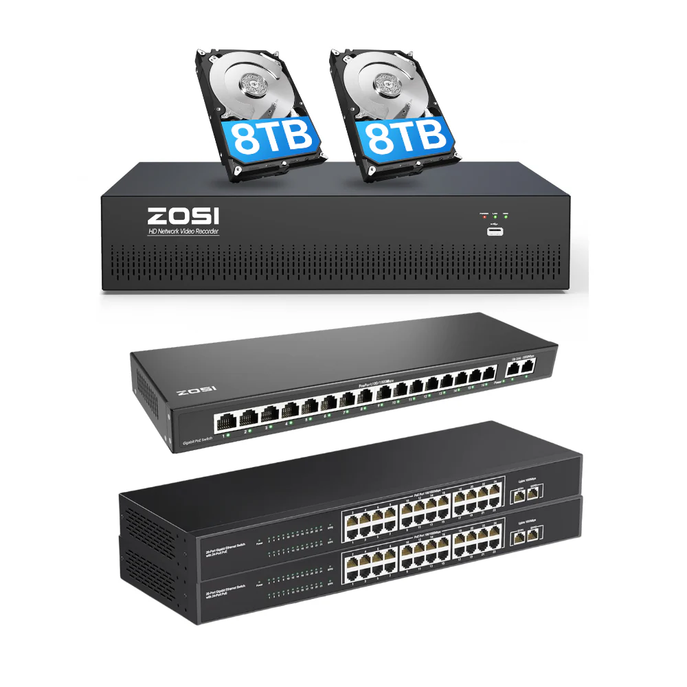 4K 64 Channel Network Video Recorder, Work with PoE Camera(No hard drive included) - Image 15