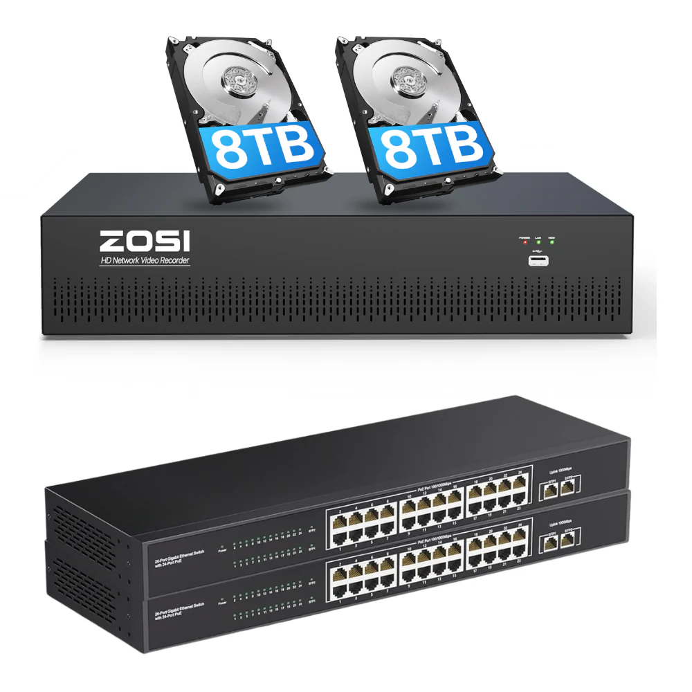 4K 64 Channel Network Video Recorder, Work with PoE Camera(No hard drive included) - Image 16