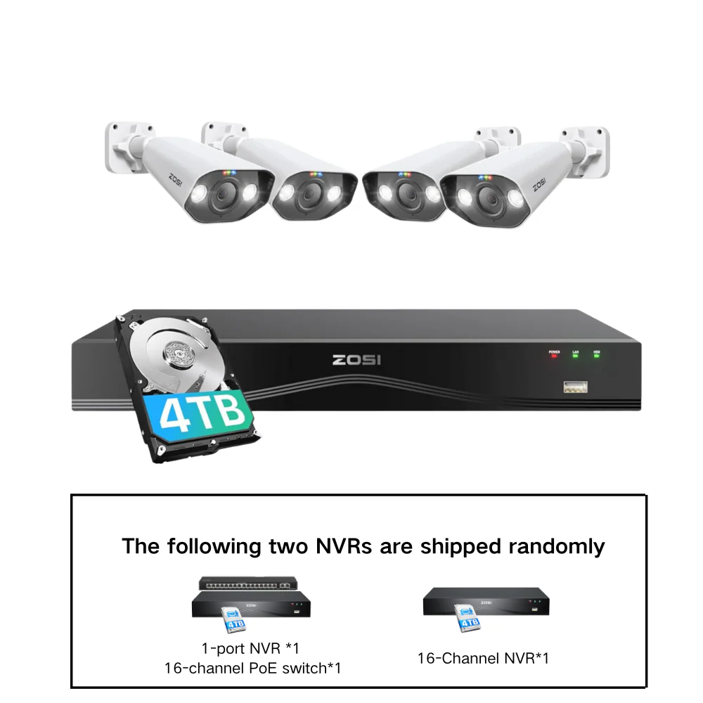 C182 4K PoE Security System + 4K 8 Channel PoE NVR + 2TB Hard Drive - Image 18