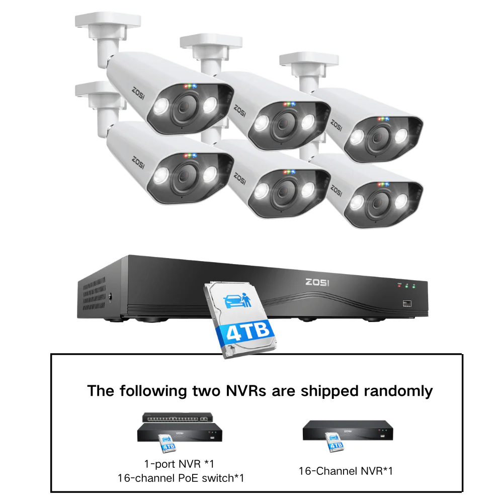 C182 4K PoE Security System + 4K 8 Channel PoE NVR + 2TB Hard Drive - Image 19