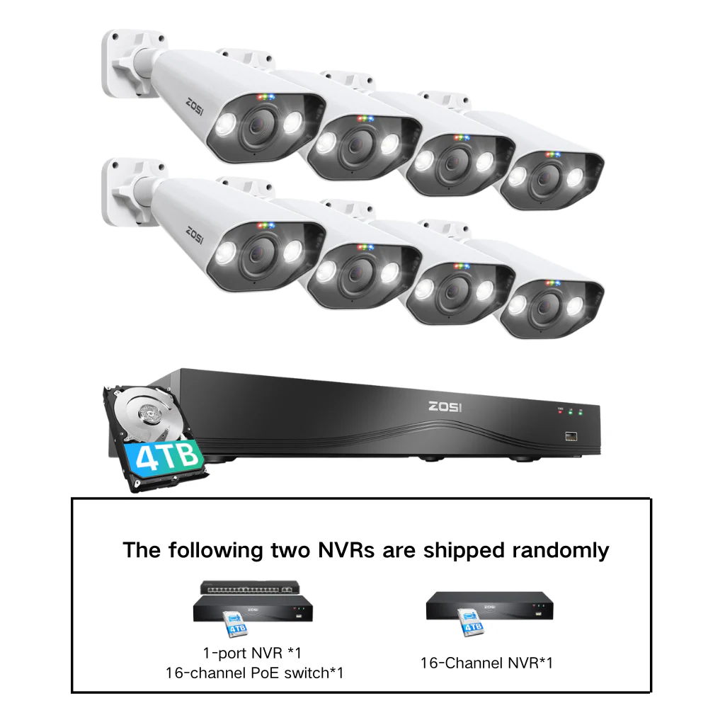 C182 4K PoE Security System + 4K 8 Channel PoE NVR + 2TB Hard Drive - Image 20
