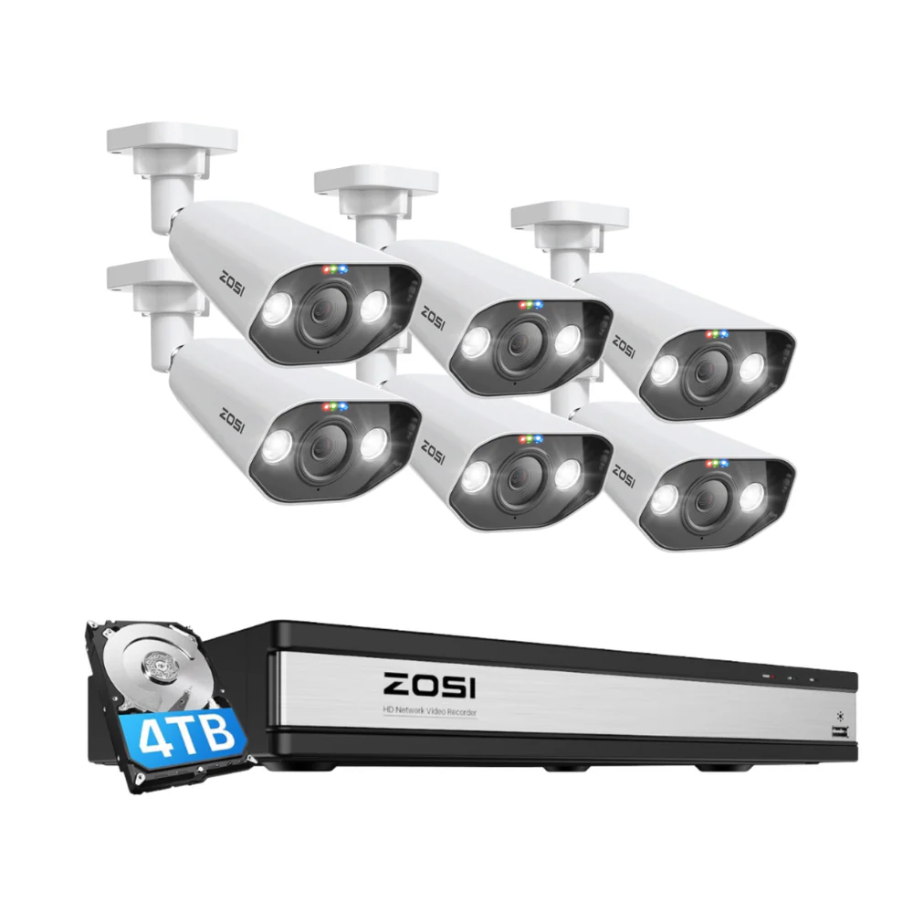 C182 4K PoE Security System + 4K 8 Channel PoE NVR + 2TB Hard Drive - Image 22