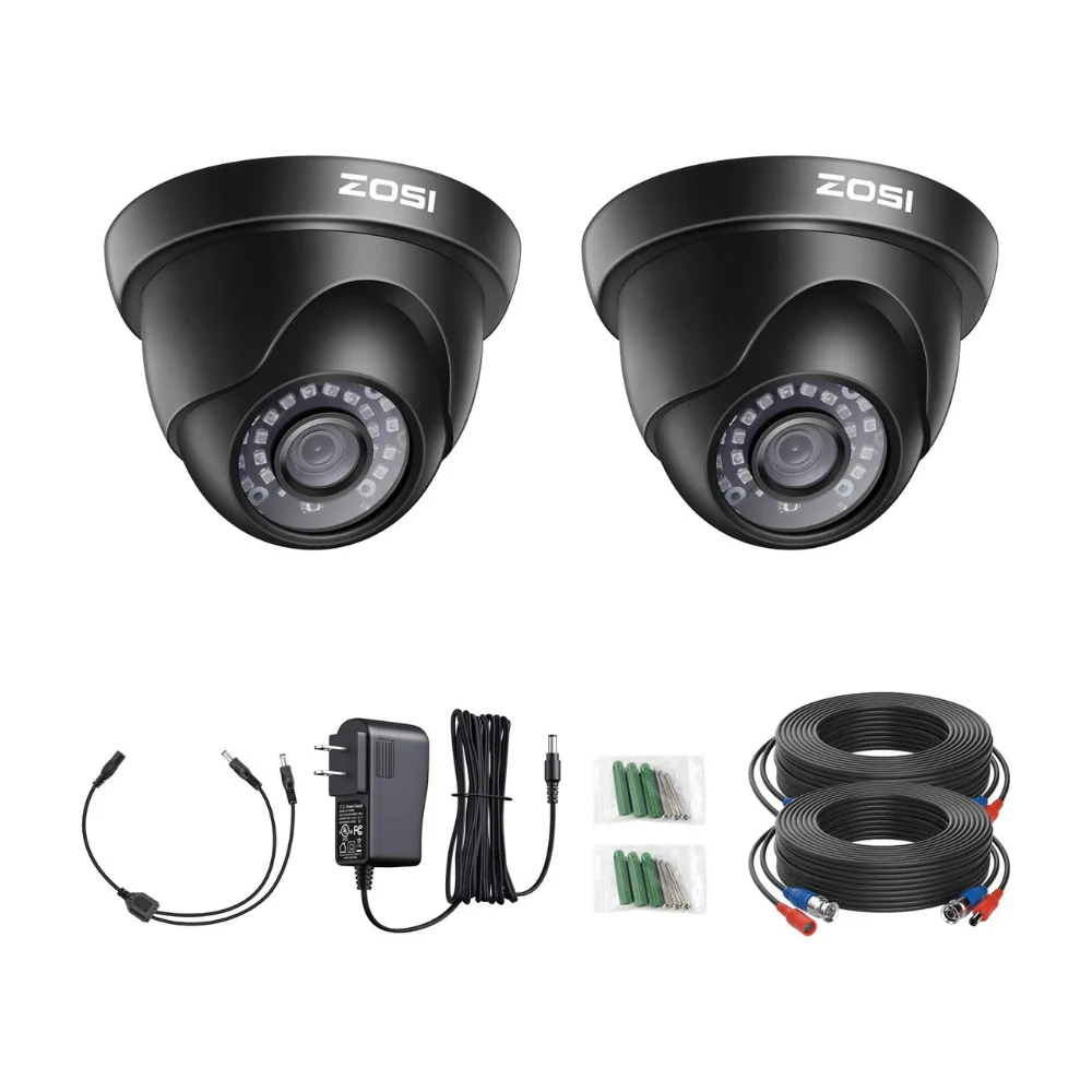 C419 2pack/4pack 1080P HD-TVI Security Camera + 60ft BNC Cable (ZG4192B) - Image 10