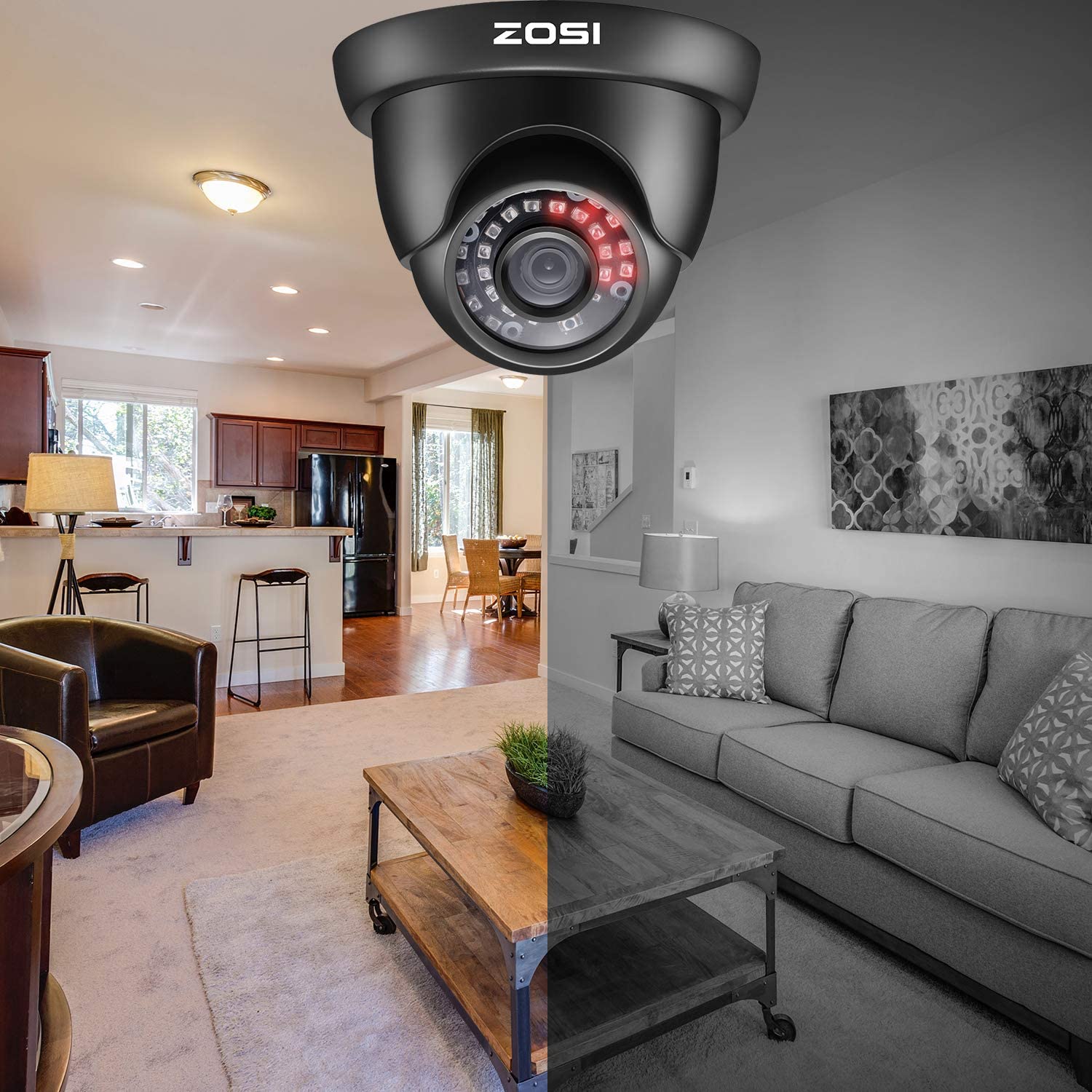 C419 2pack/4pack 1080P HD-TVI Security Camera + 60ft BNC Cable (ZG4192B) - Image 7