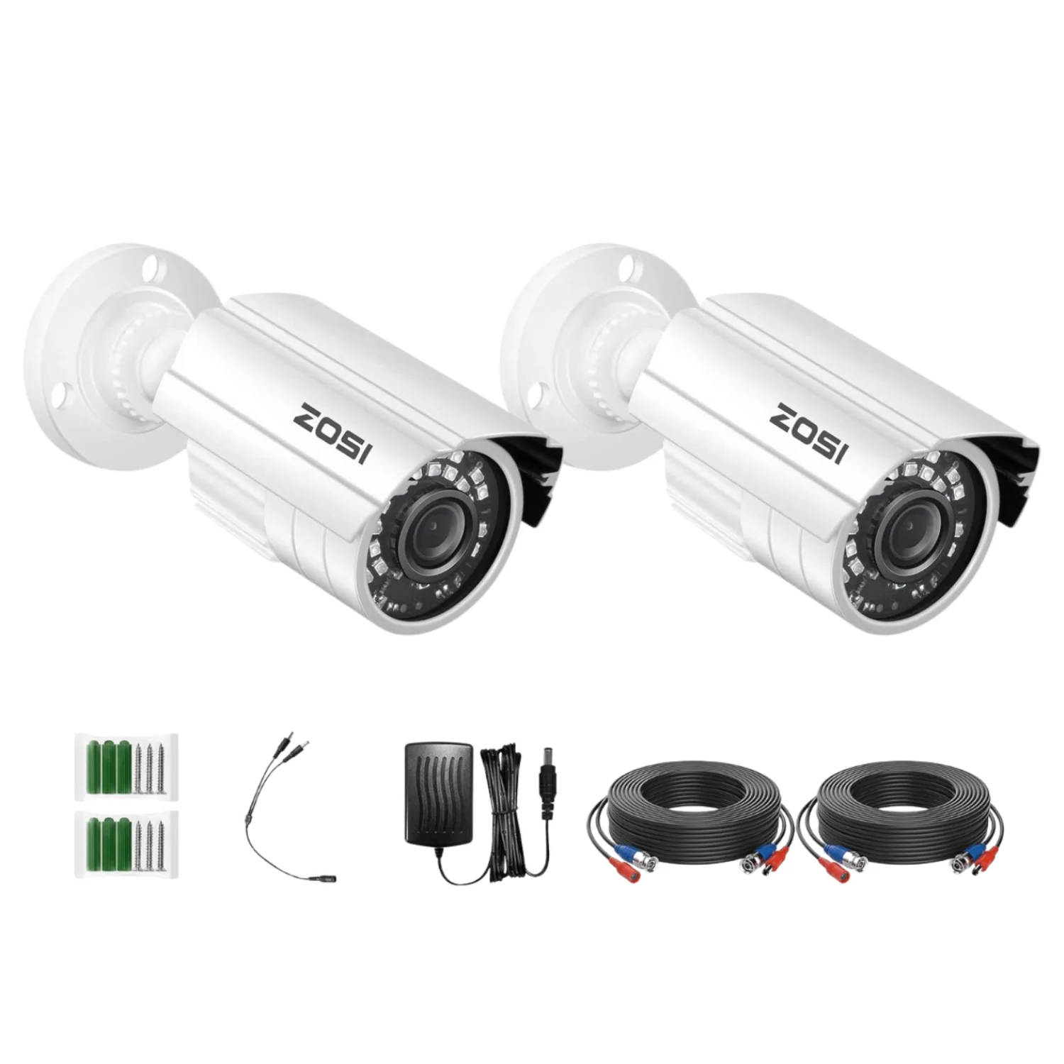 C211 2pack/4pack 1080P Bullet Security Cameras + 60ft BNC (ZG2112B) - Image 11