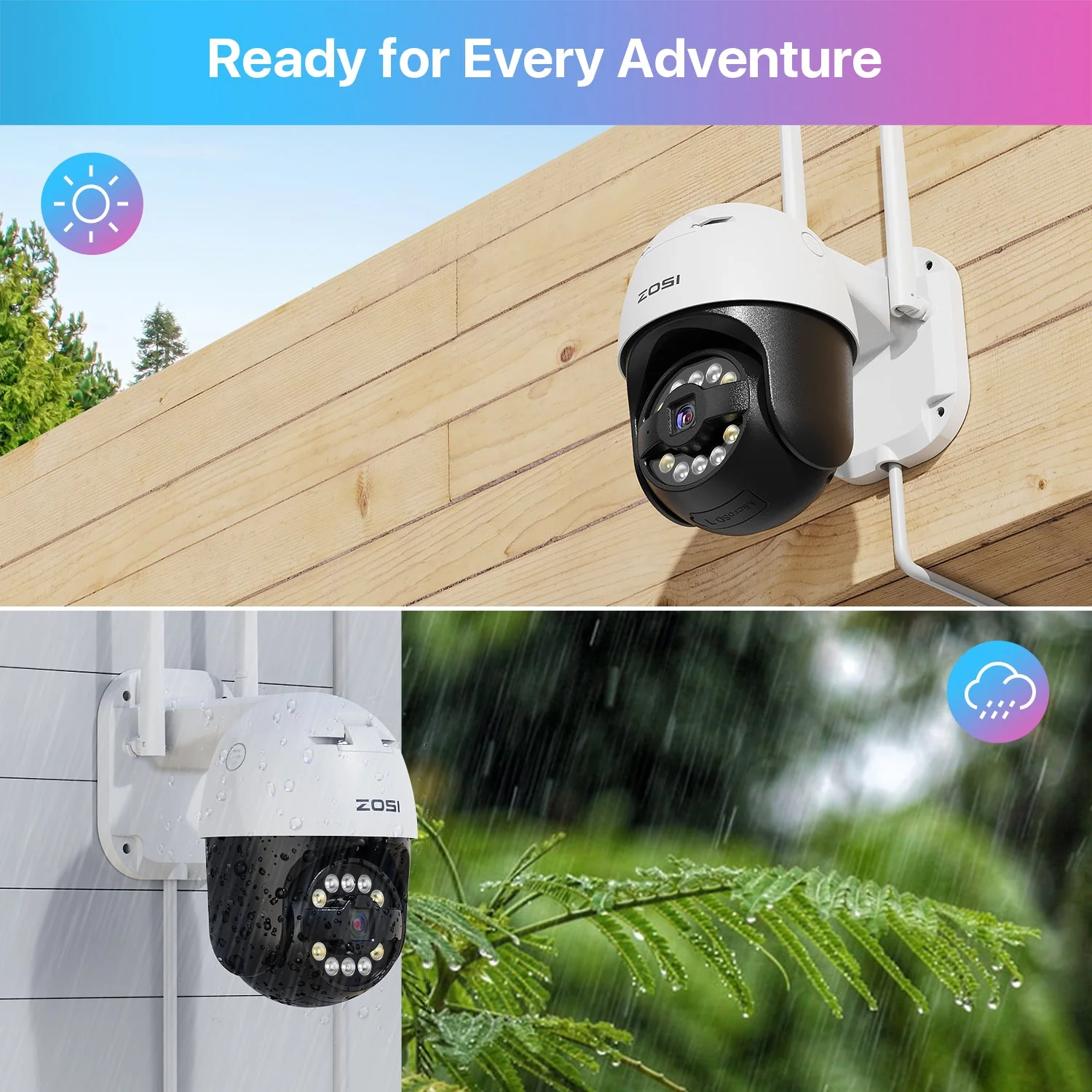 C296 4K/5MP 2.4GHz PTZ Humanoid Tracking Camera - Image 7