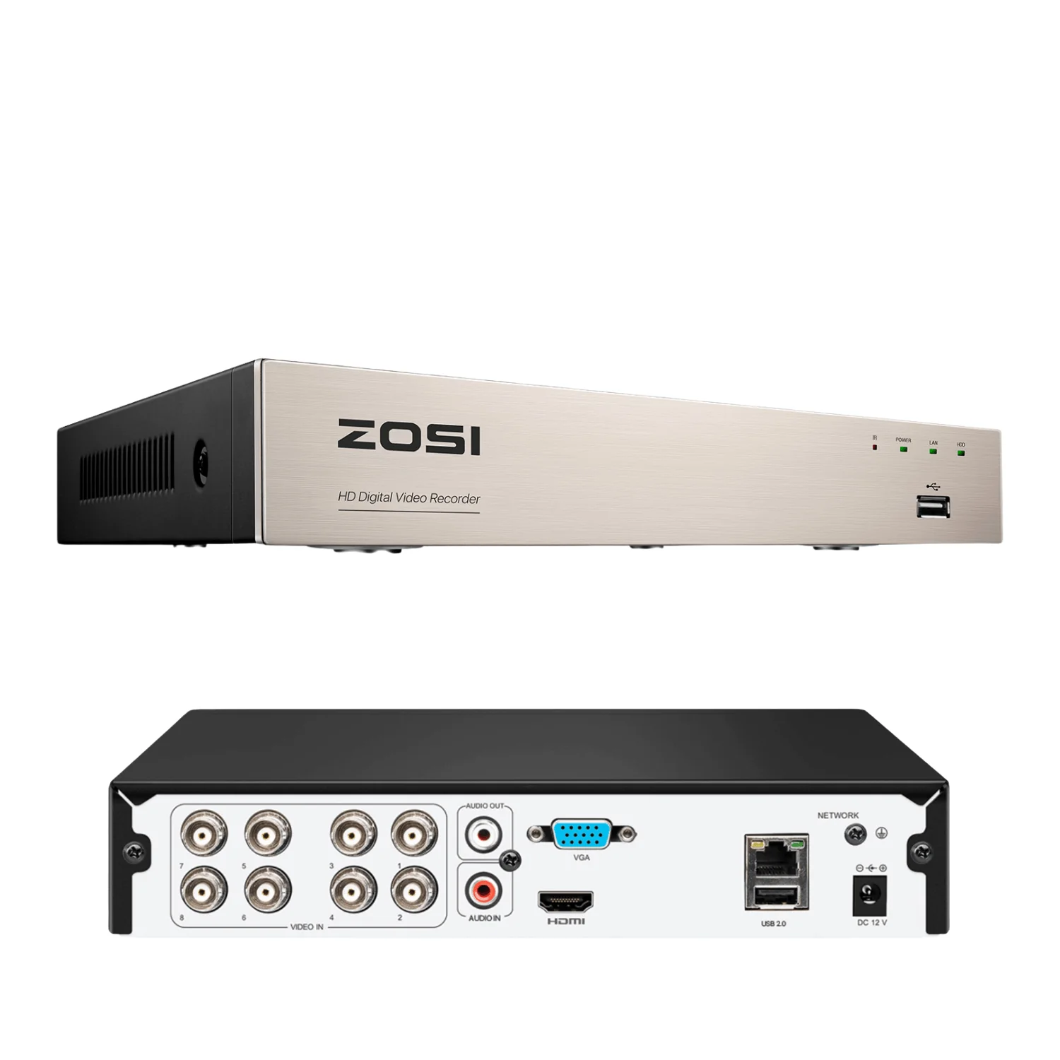 8 Channel 1080P HD Digital Video Recorder DVR (ZR08VMA/ZR08VNA) - Image 21