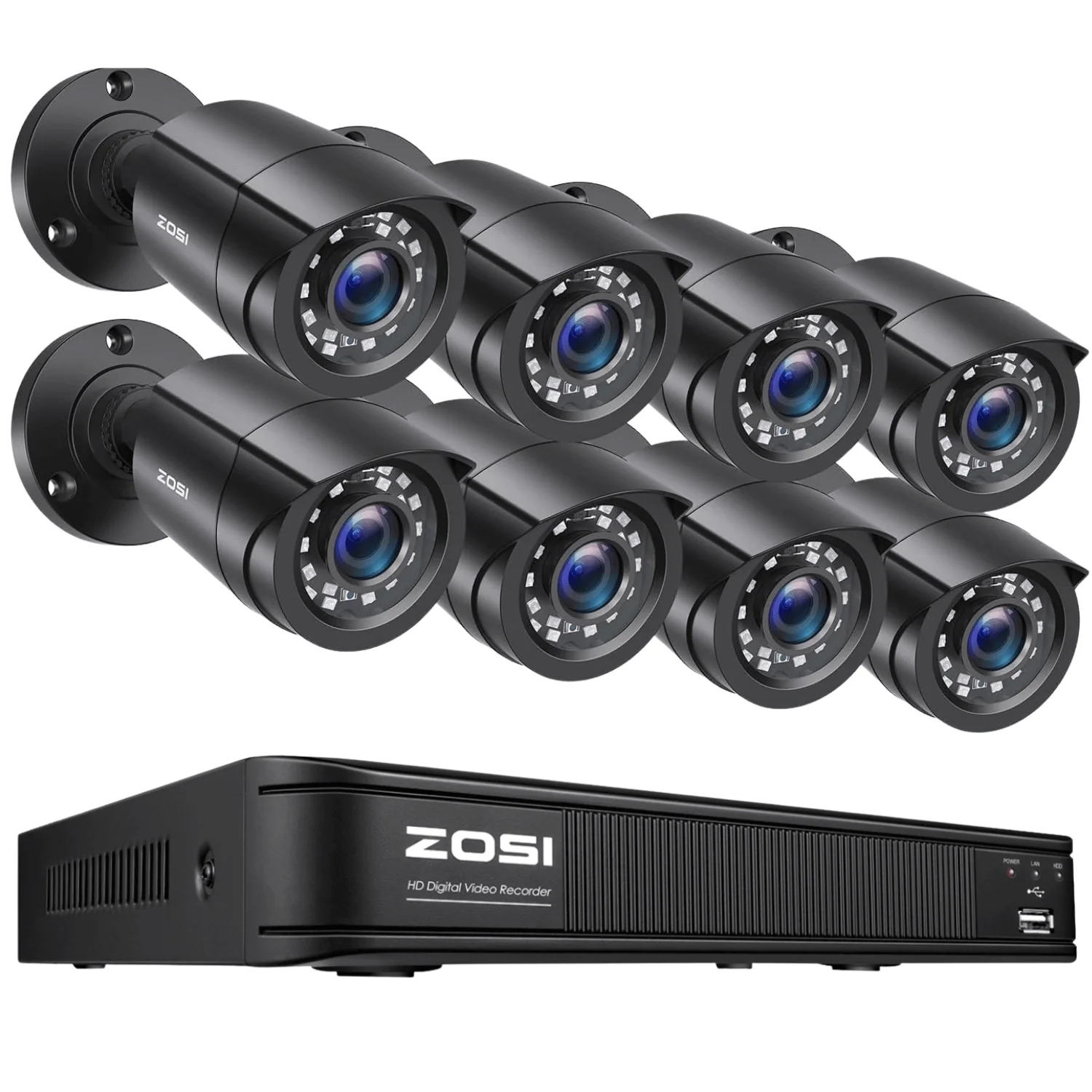C106 1080P 8 Channel Security Camera System + Optional Hard Drive - Image 20