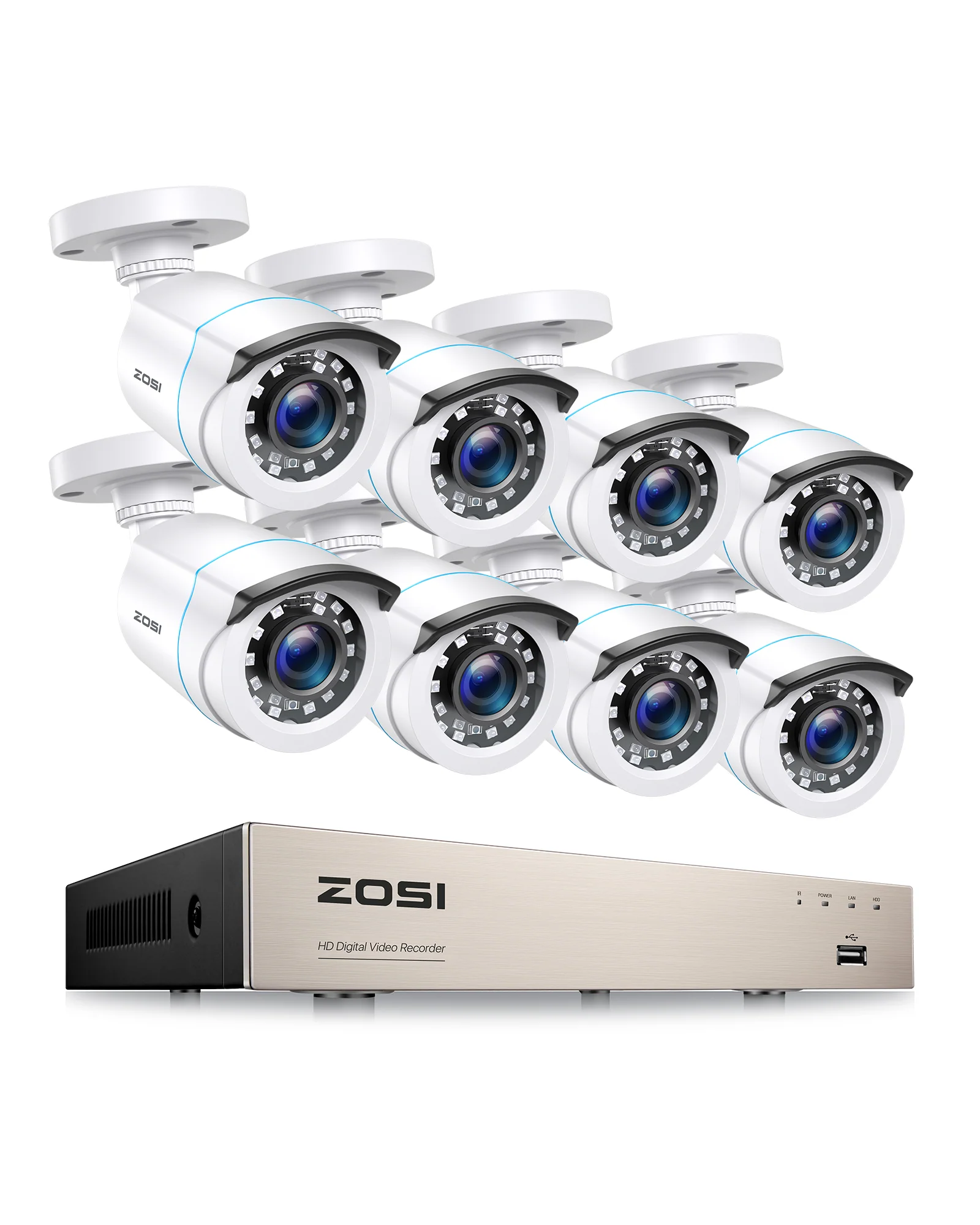 C106 1080P 8 Channel Security Camera System + Optional Hard Drive - Image 24