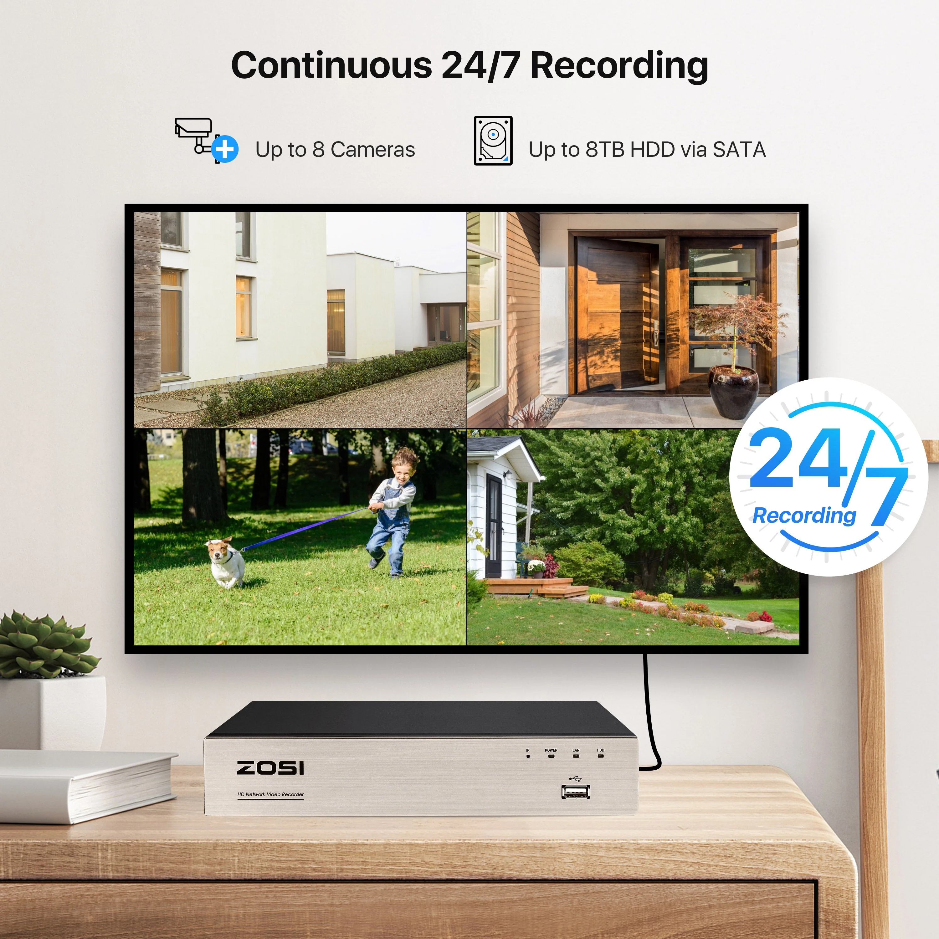 C261 2MP 8CH CCTV Security System with One-Audio + Optional Hard Drive - Image 12