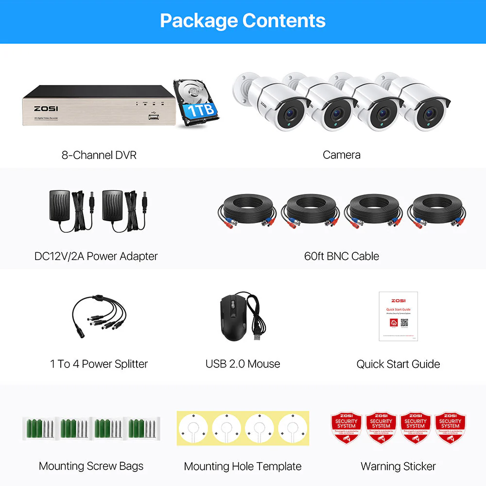 C261 2MP 8CH CCTV Security System with One-Audio + Optional Hard Drive - Image 13