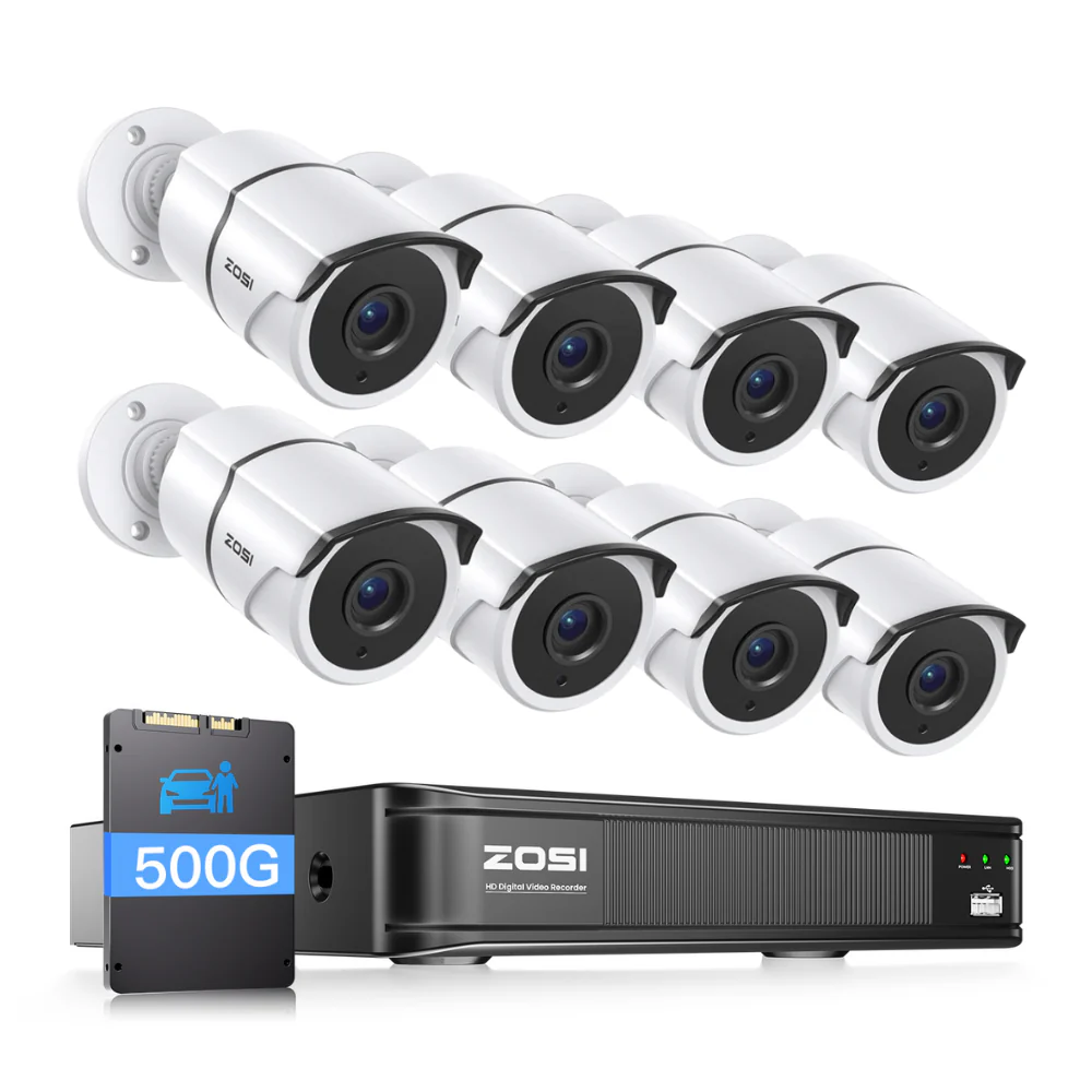 C261 2MP 8CH CCTV Security System with One-Audio + Optional Hard Drive - Image 16