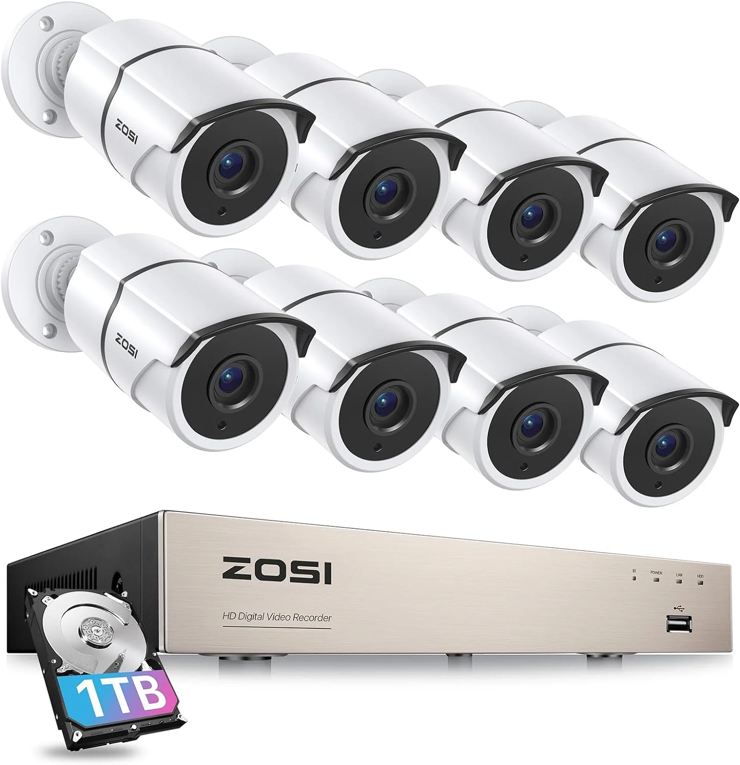 C261 2MP 8CH CCTV Security System with One-Audio + Optional Hard Drive - Image 22