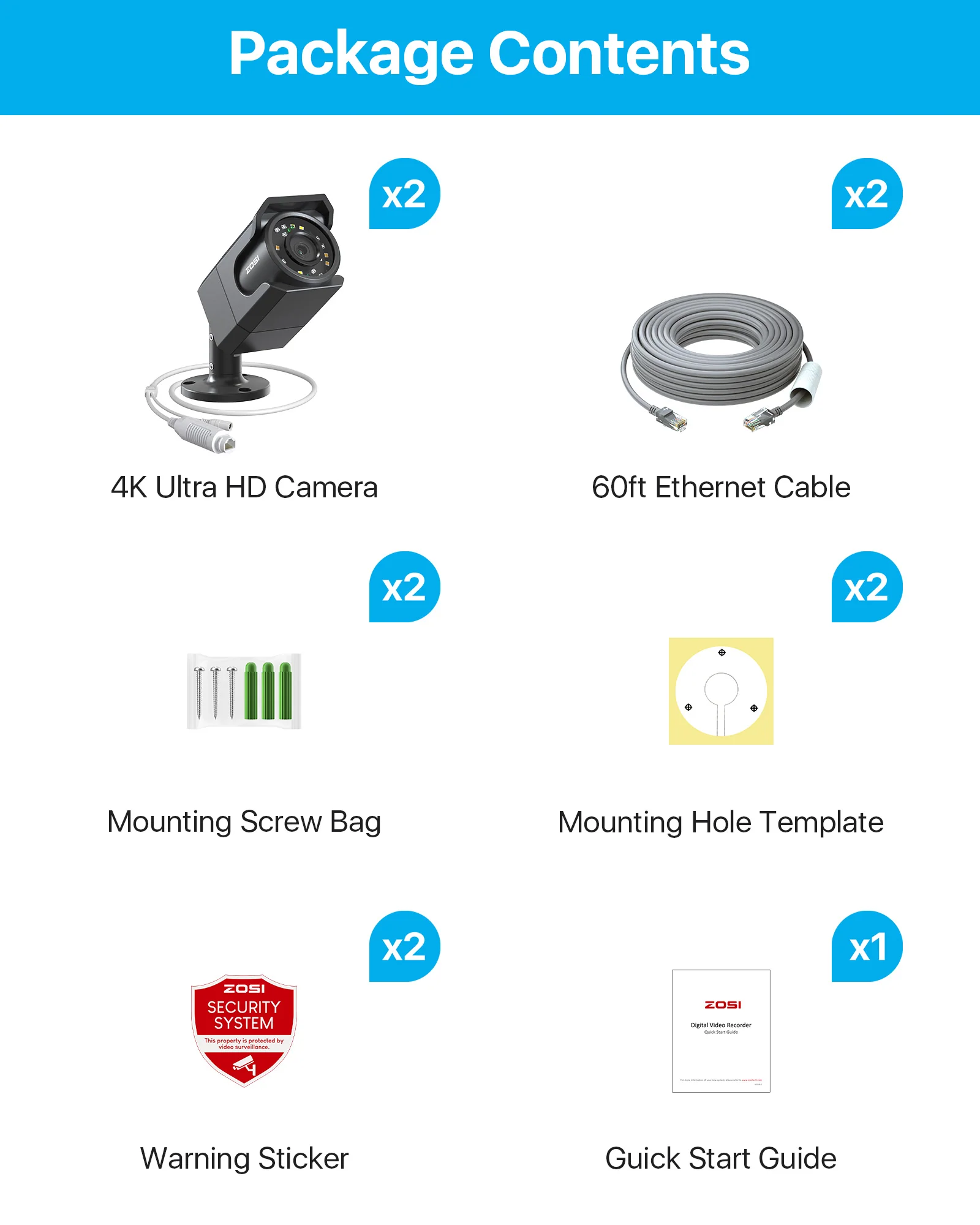 C105 4K Add-on PoE Camera + 60ft Ethernet Cable - Image 11