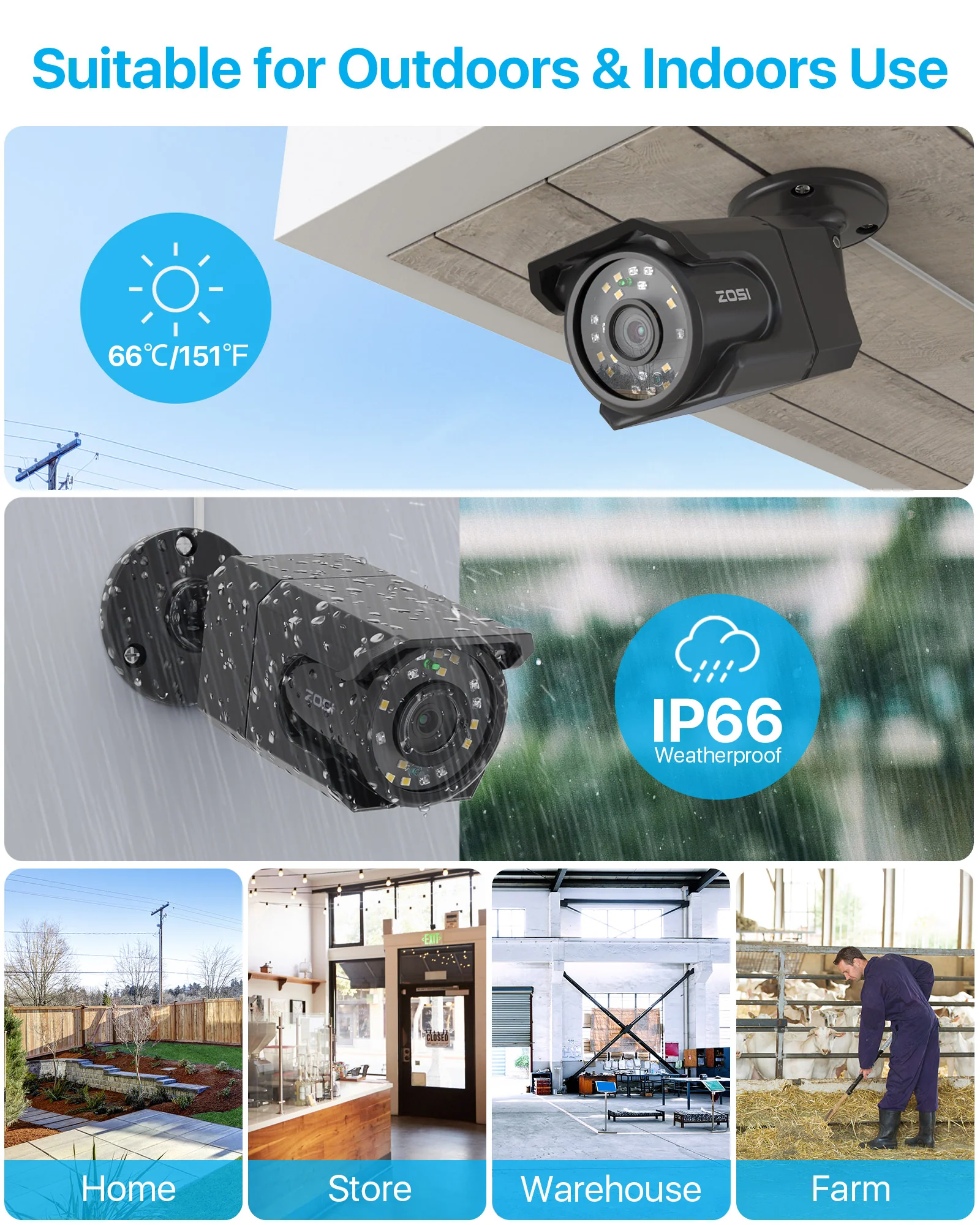 C105 4K Add-on PoE Camera + 60ft Ethernet Cable - Image 8