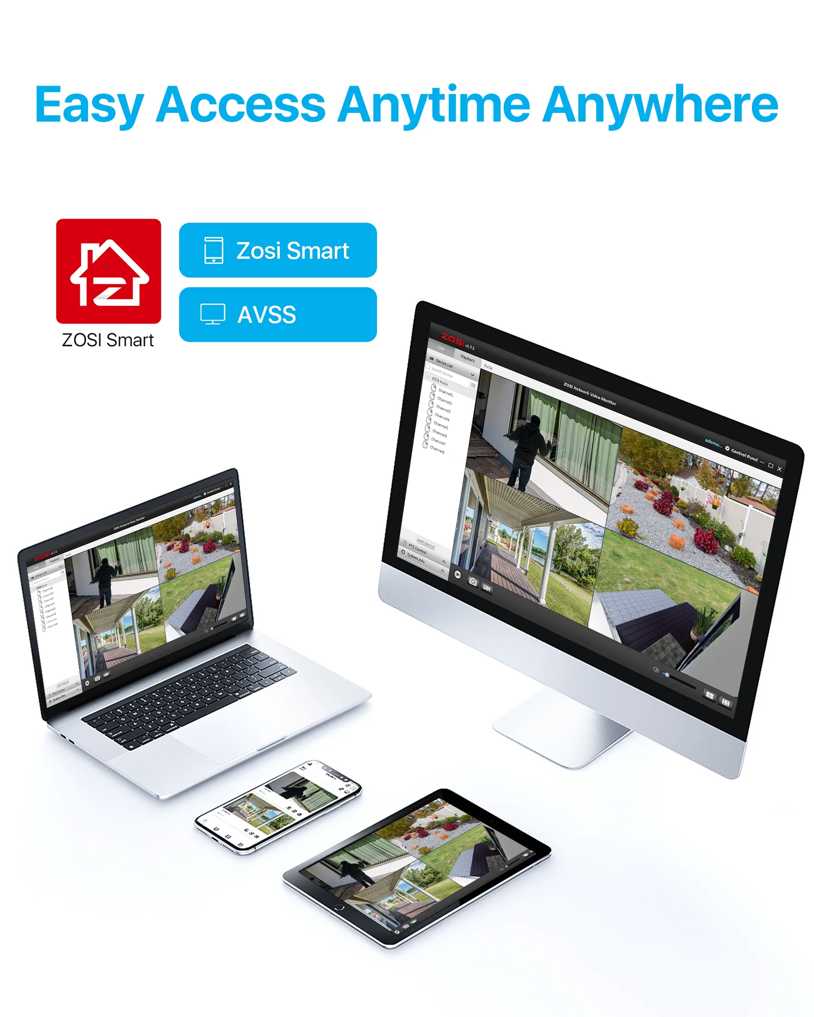 C105 4K Add-on PoE Camera + 60ft Ethernet Cable - Image 9