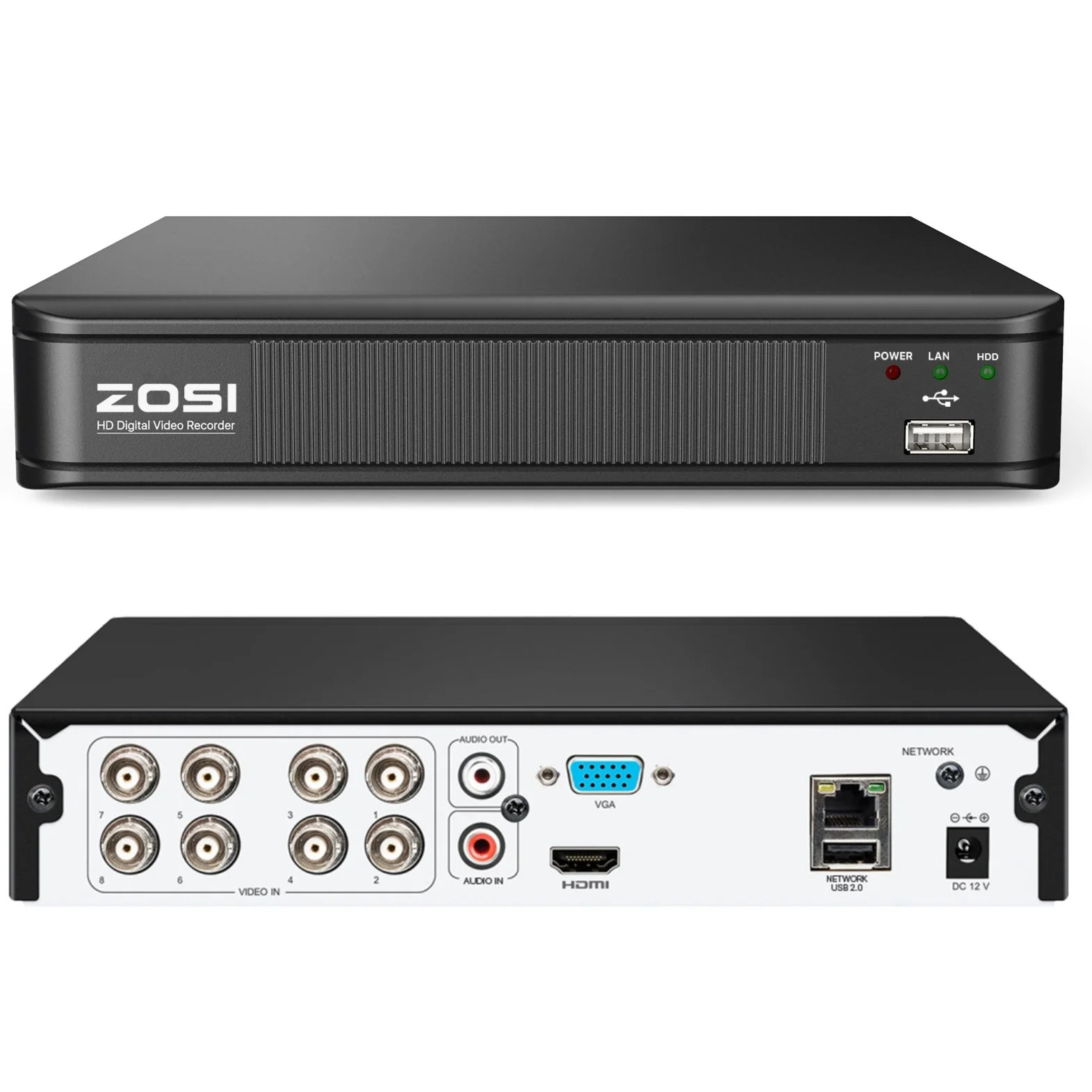 8 Channel 1080P HD Digital Video Recorder DVR (ZR08VMA/ZR08VNA) - Image 6