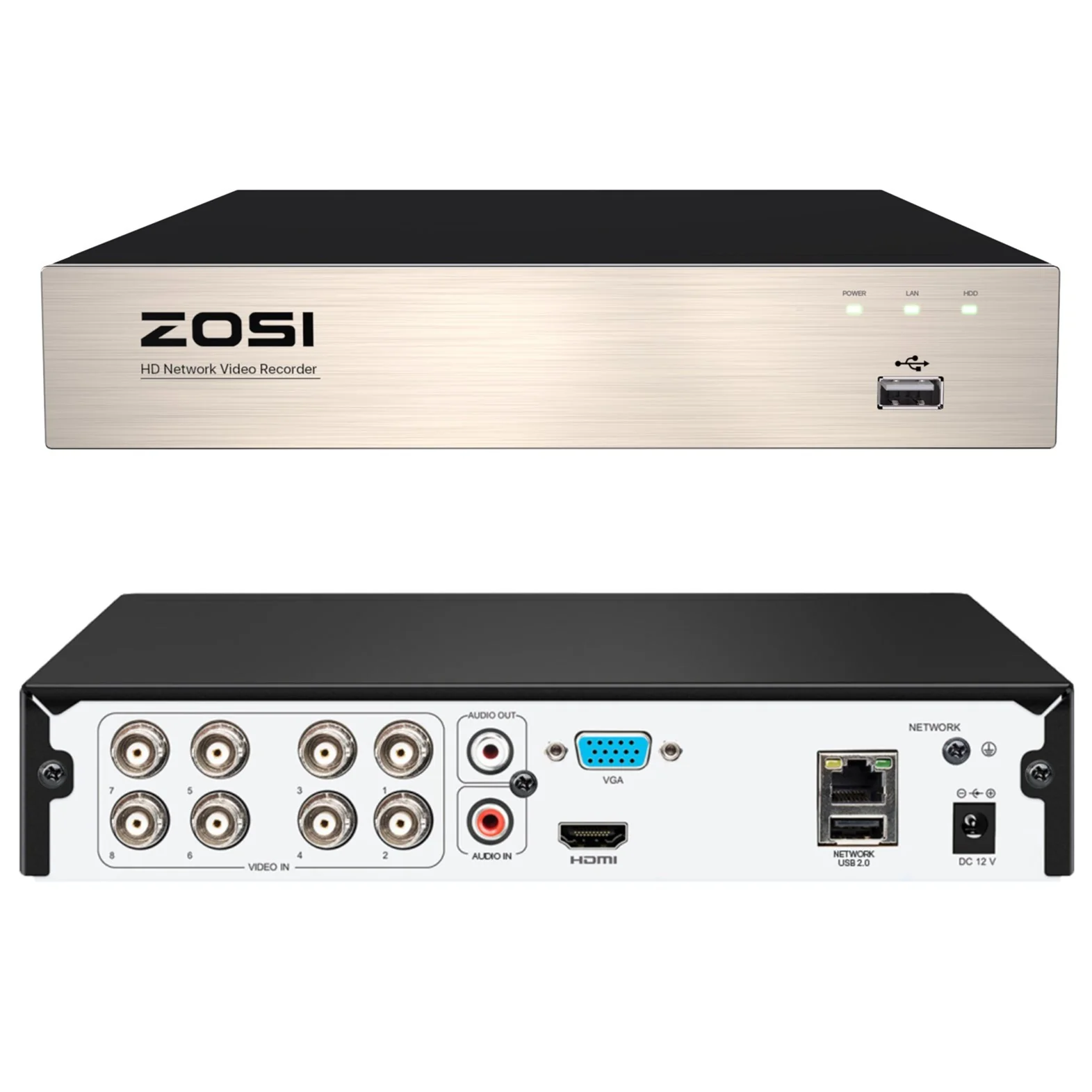 8 Channel 1080P HD Digital Video Recorder DVR (ZR08VMA/ZR08VNA) - Image 7