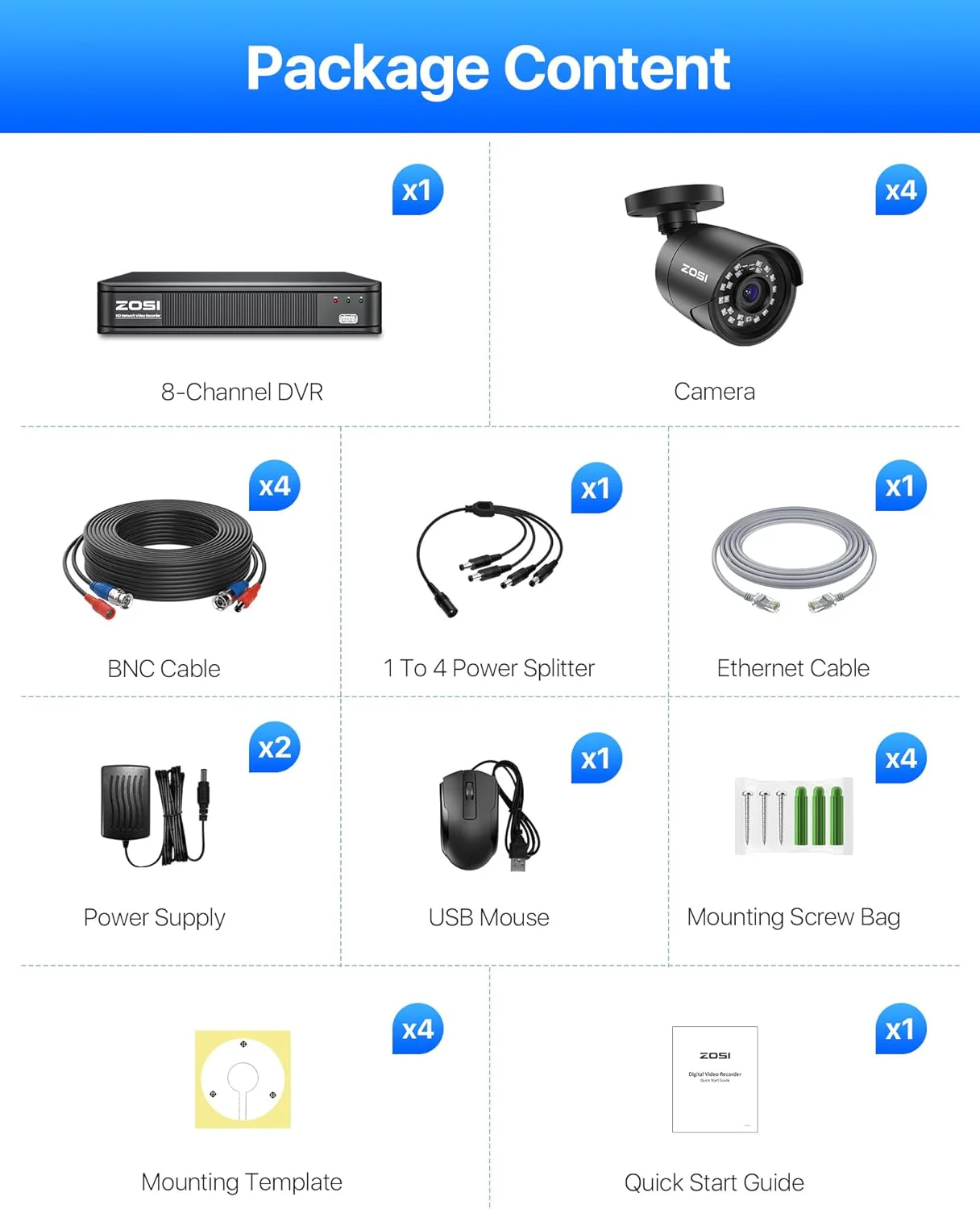 C124 1080P 8 Channel Security Camera System (No hard drive included) - Image 13