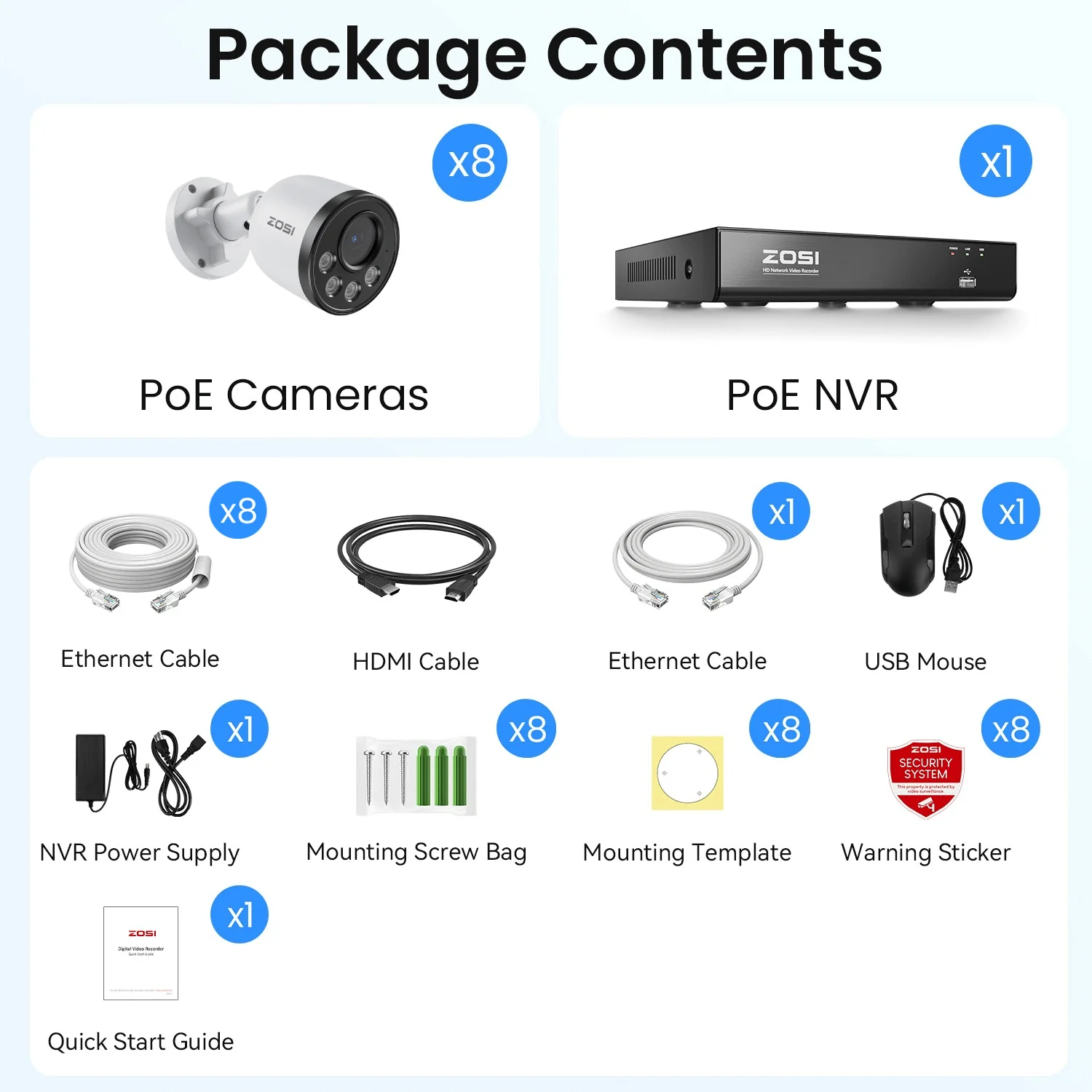 C180 4K PoE Security Camera System + 4K 8CH PoE NVR + 2TB Hard Drive - Image 13