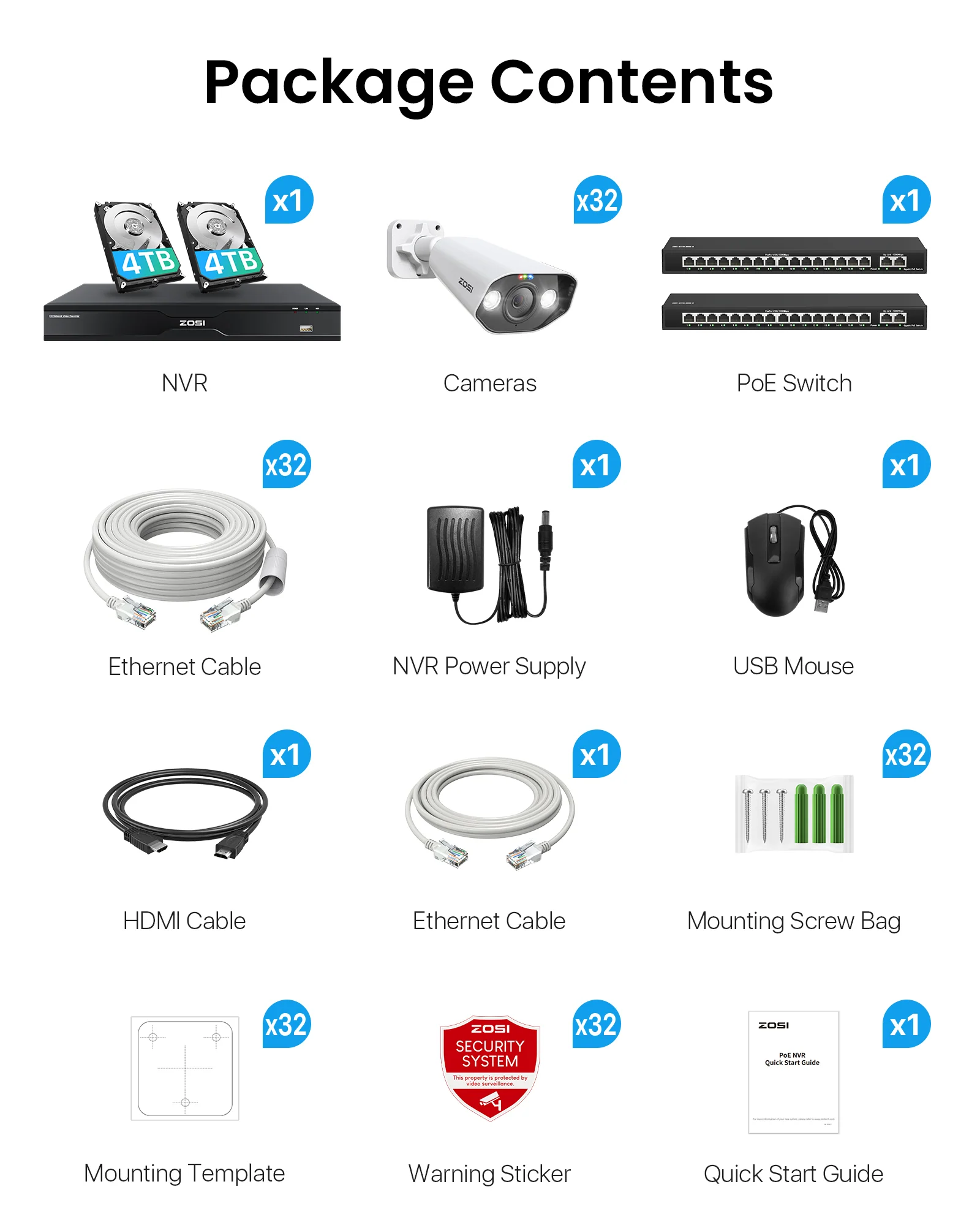 C182 32 Channel 4K PoE Security Camera System for Business + Up To 16TB HDD - Image 19