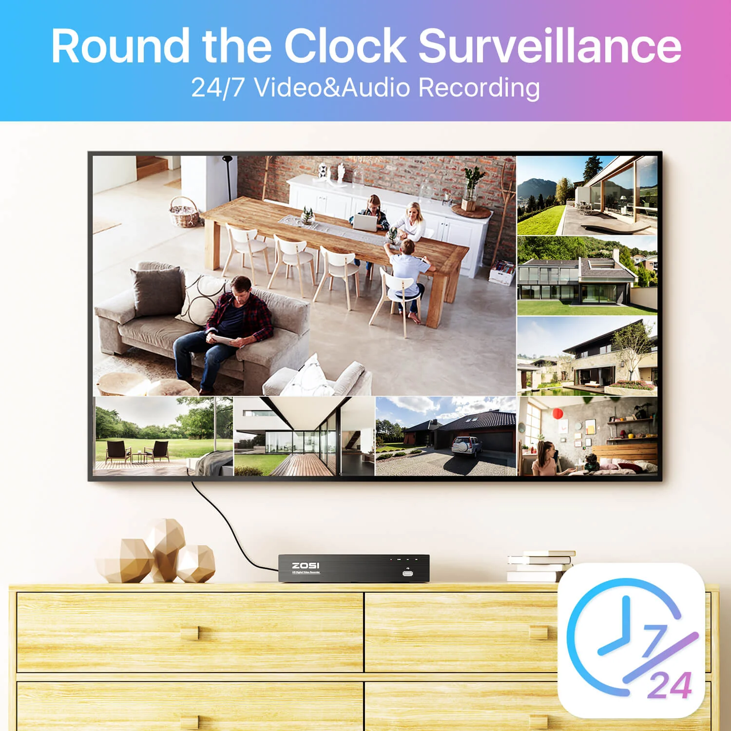 C182 4K 8CH PoE Security System + 2pack/4pack C296 PTZ Camera - Image 9