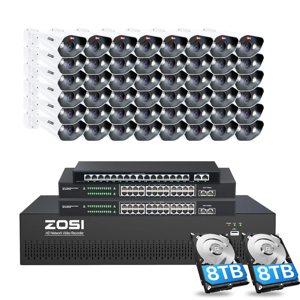 C182 64 Channel 4K PoE Security Camera System for Business + Include 16TB HDD - Image 12