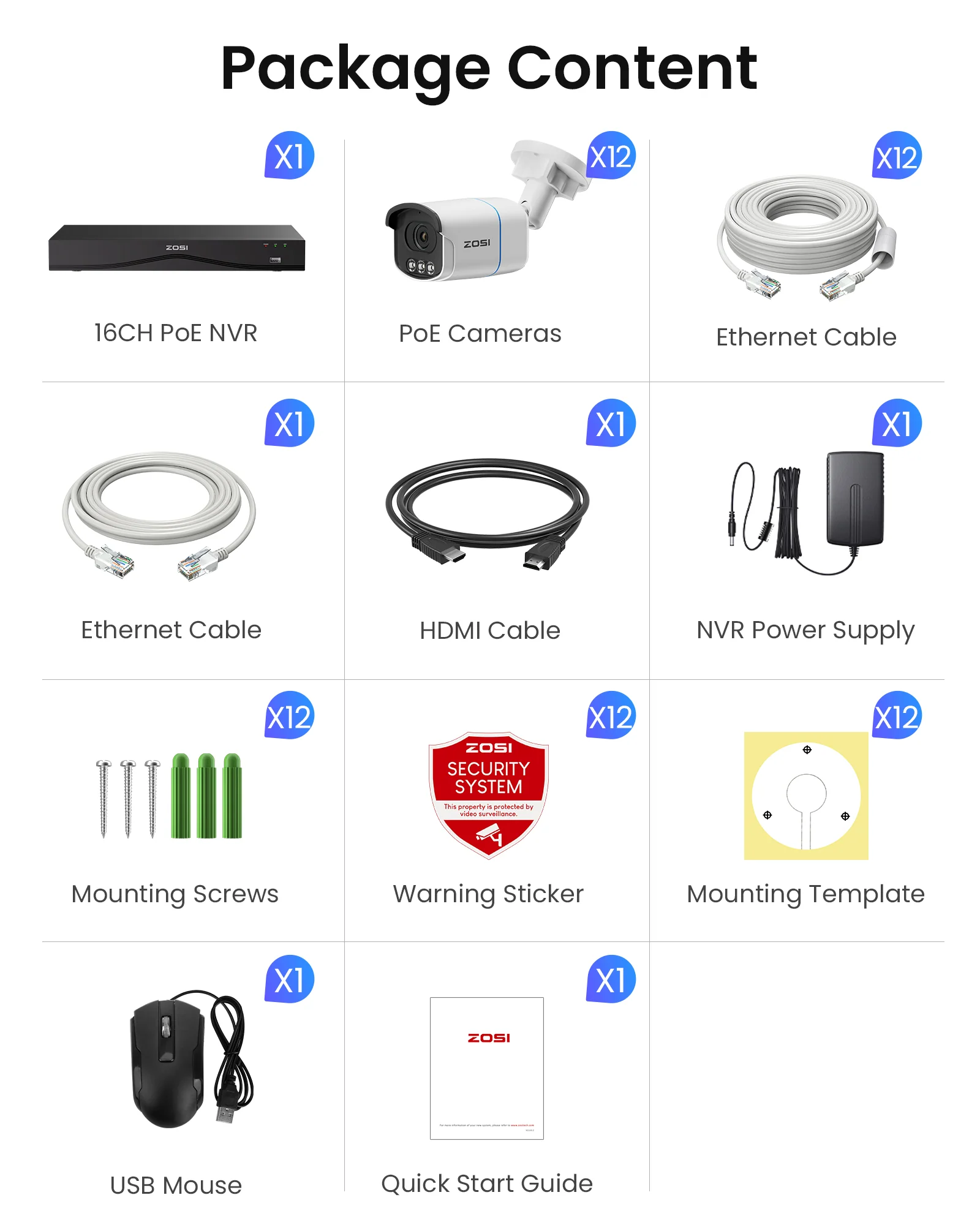 C186A 4K 16 Channel True Color Night Security System + 2-Bay PoE NVR + 4TB/8TB - Image 23