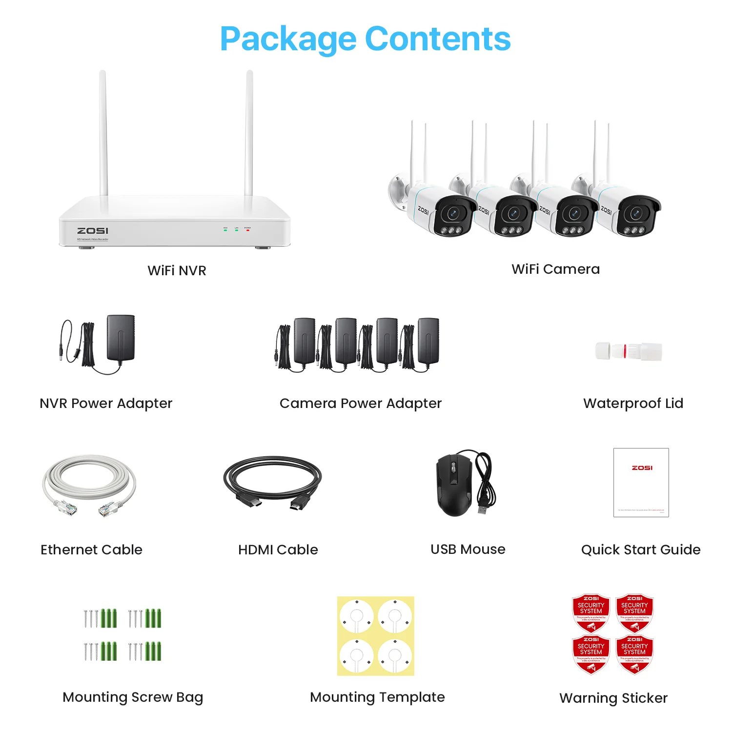 C186 4MP Wireless WiFi Security System + Up to 8 Cameras + 2TB Hard Drive - Image 13