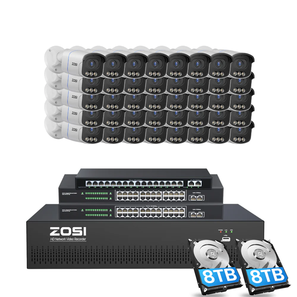 C186A 64 Channel 4K PoE Security Camera System for Business - Image 15