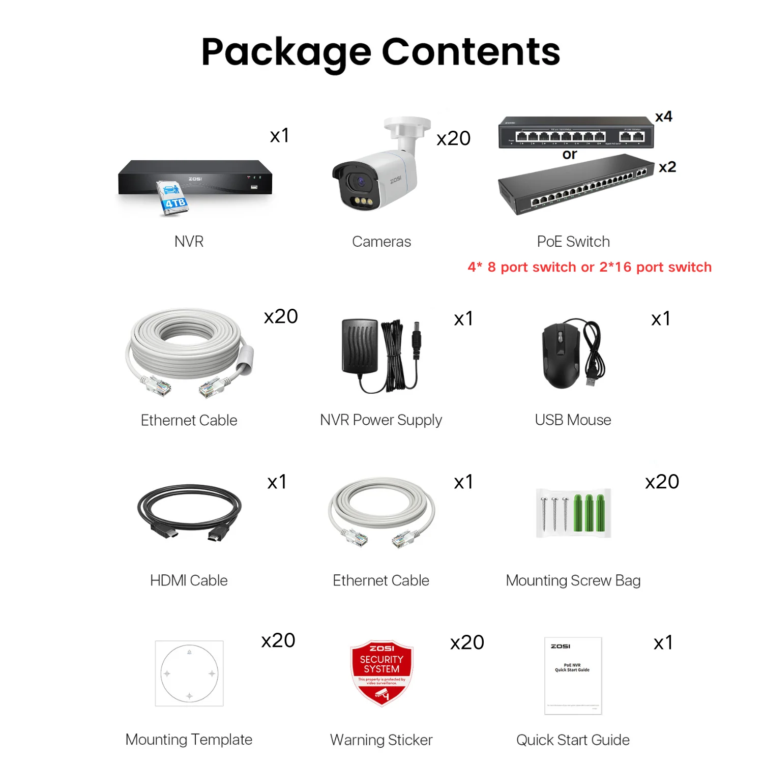 C186A 4K 32 Channel True Color Night Security System + 2-Bay PoE NVR + Up To 16TB HDD - Image 26