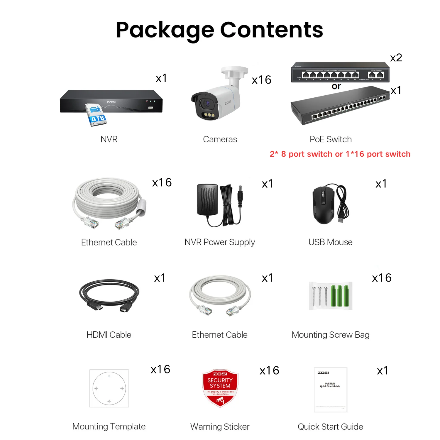 C186A 4K 32 Channel True Color Night Security System + 2-Bay PoE NVR + Up To 16TB HDD - Image 27