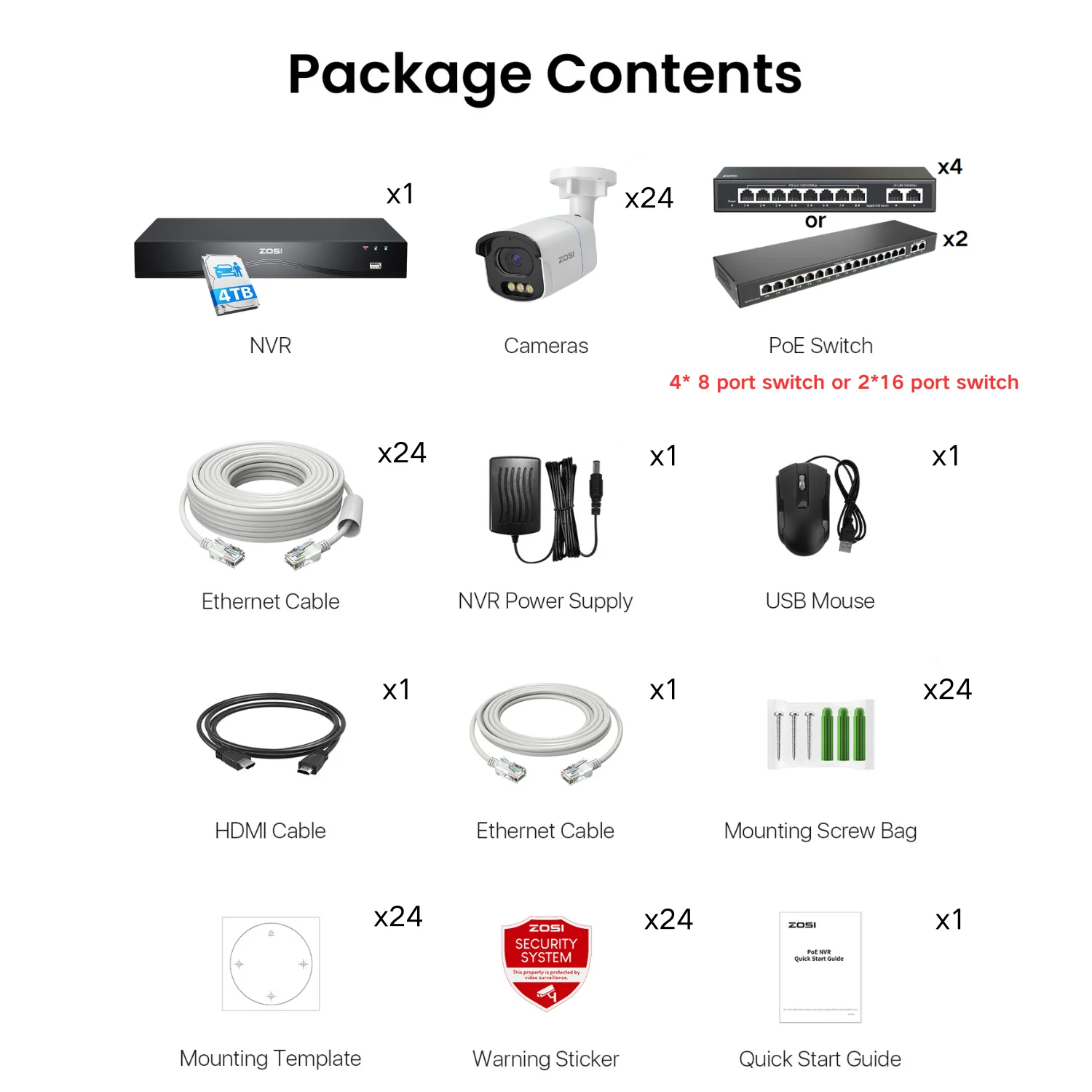 C186A 4K 32 Channel True Color Night Security System + 2-Bay PoE NVR + Up To 16TB HDD - Image 34