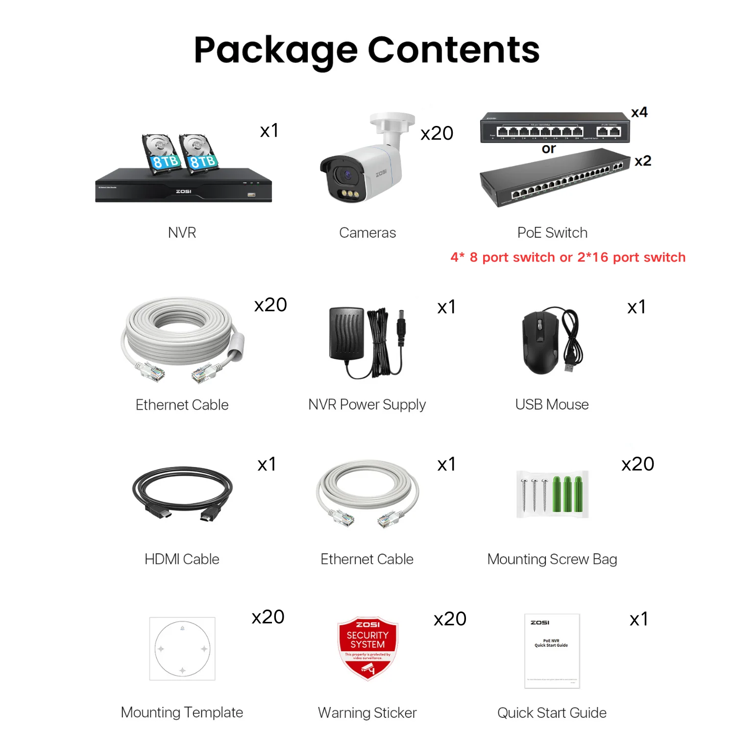 C186A 4K 32 Channel True Color Night Security System + 2-Bay PoE NVR + Up To 16TB HDD - Image 36