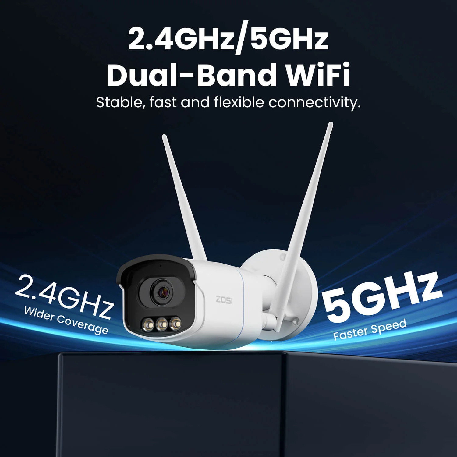 C186A 4K WiFi Camera with Full-Color Night + Up to 256GB Local Storage - Image 3