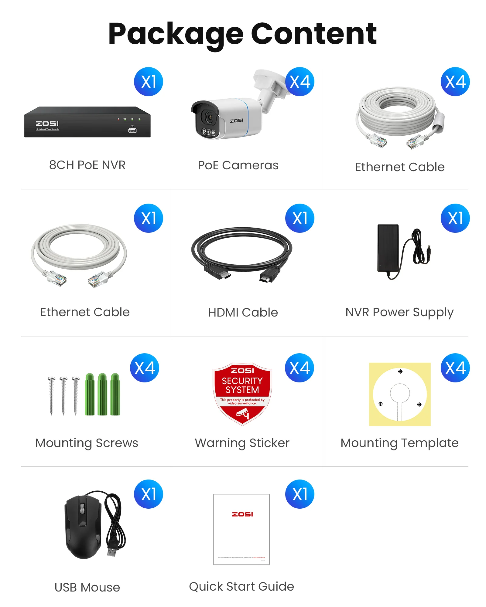 C186A 4K 8CH PoE Security System with Full-Color Night + 2TB/4TB Hard Drive - Image 18