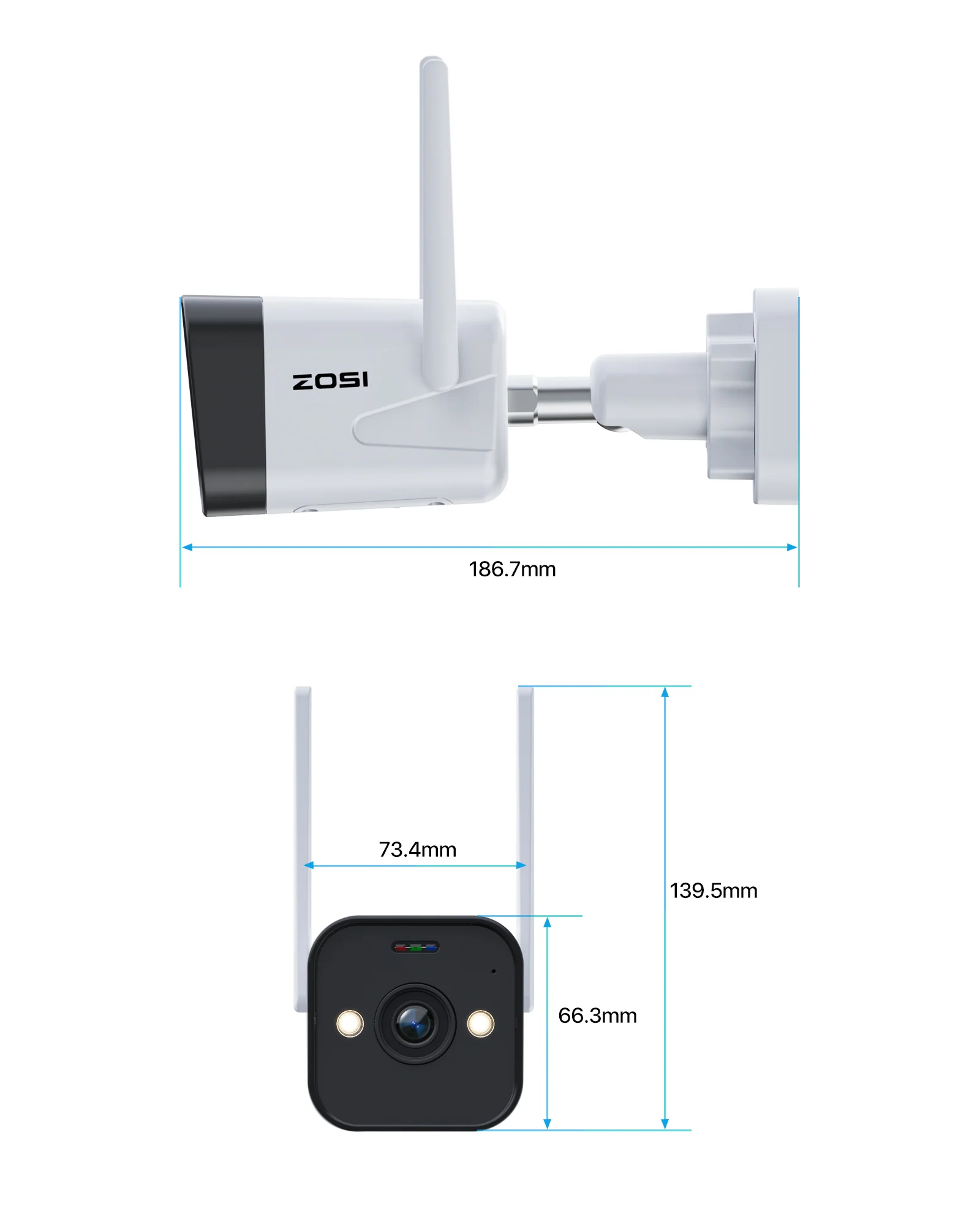 C188 4MP WiFi Security Camera + Max 256GB Local Storage - Image 3